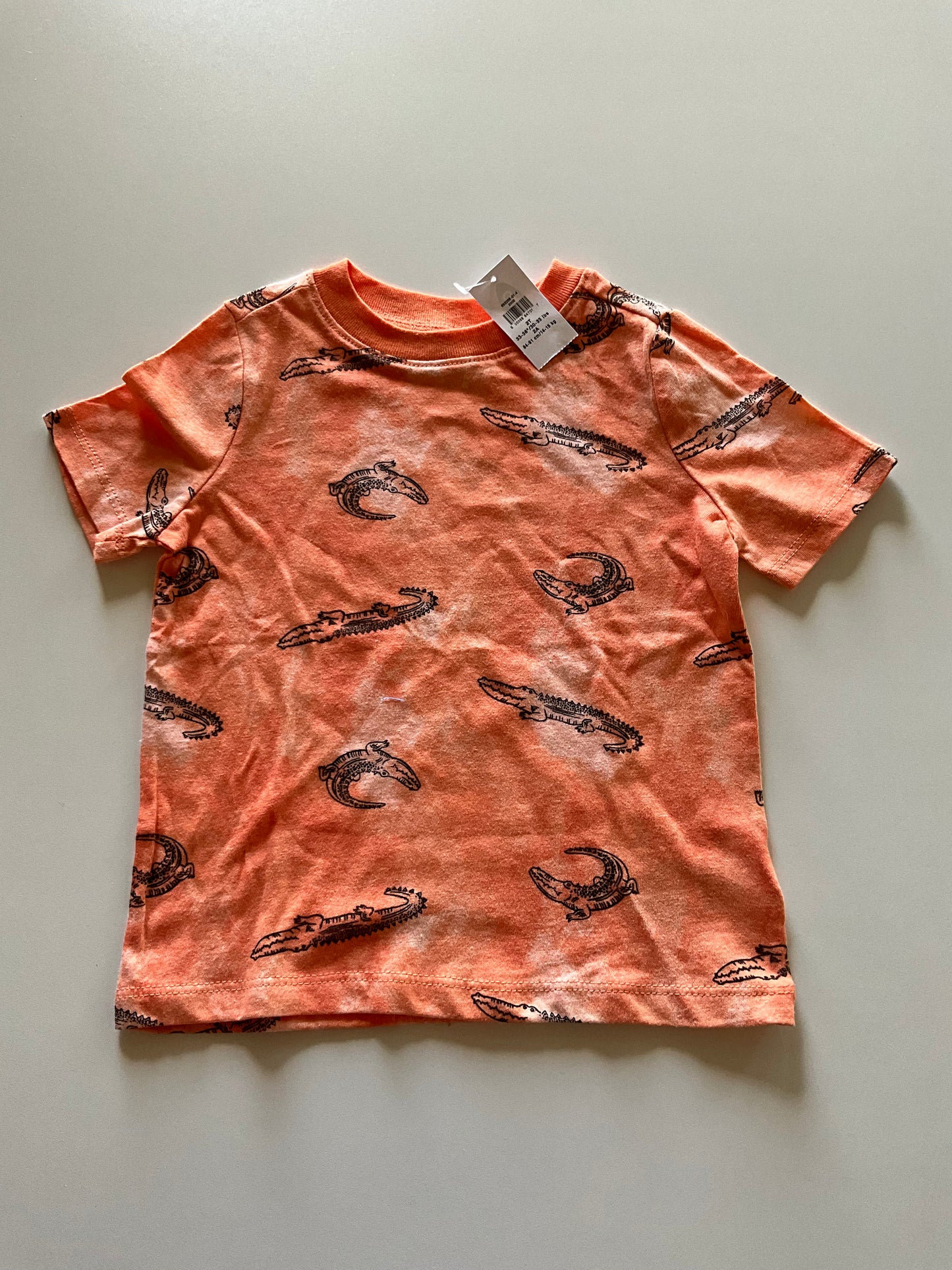 BNWT Orange Alligator Tee