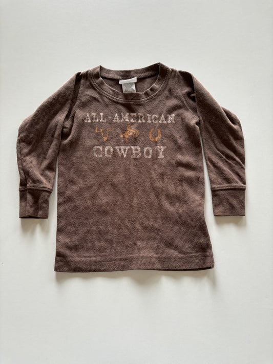 Brown Waffle Cowboy Shirt