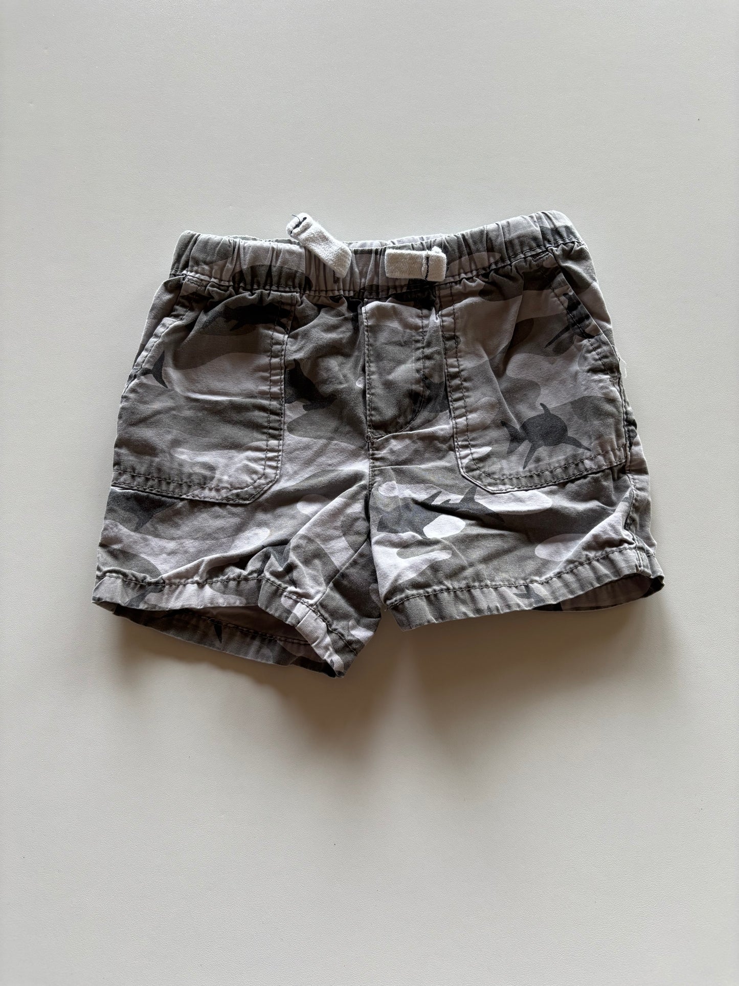 Grey Camo Sharks Shorts