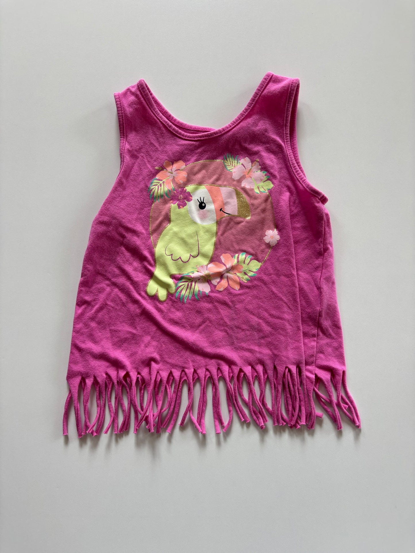Pink Fringe Toucan Tank