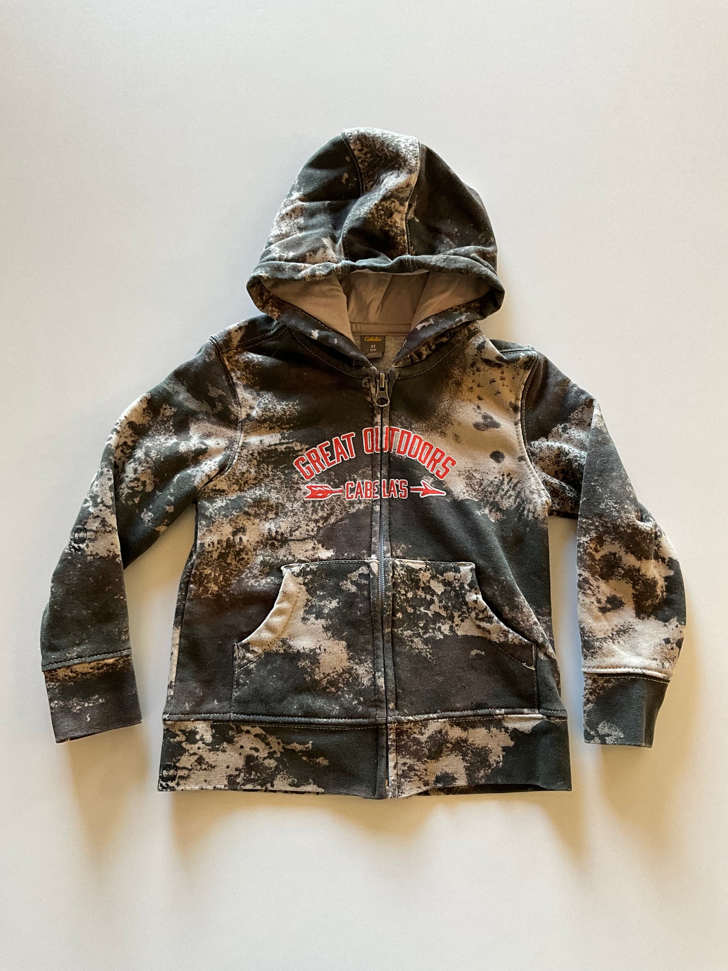 Camo Zip Up Hoodie