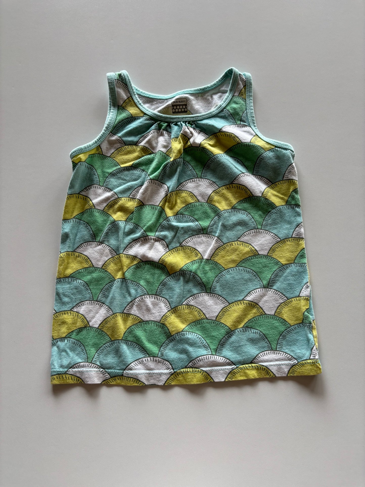 Blue & Green Patterned Tank