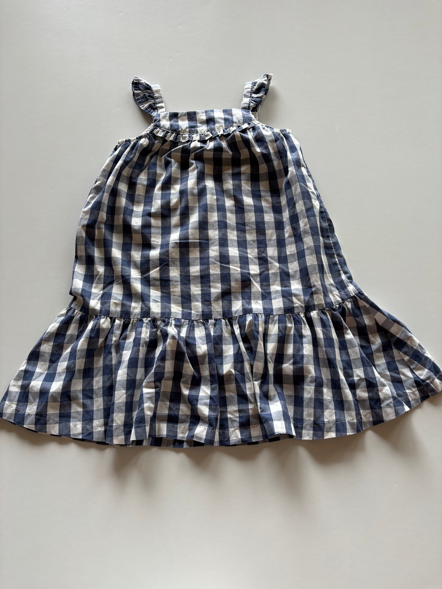 Blue & White Plaid Dress