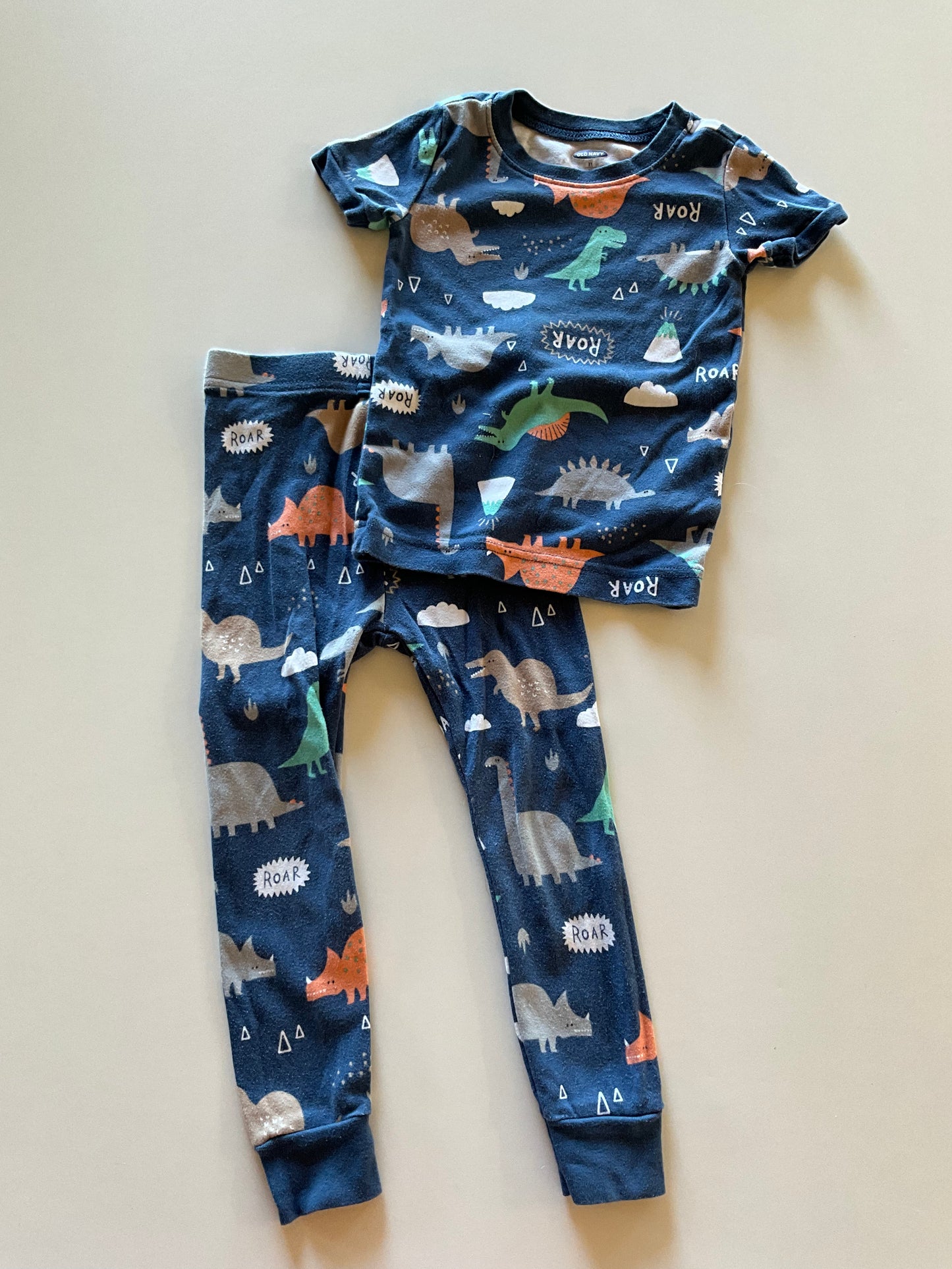 Blue Dinosaur Pajamas
