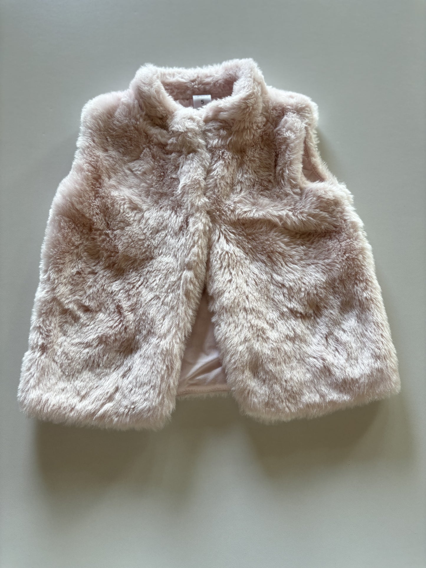 Pink Furry Vest