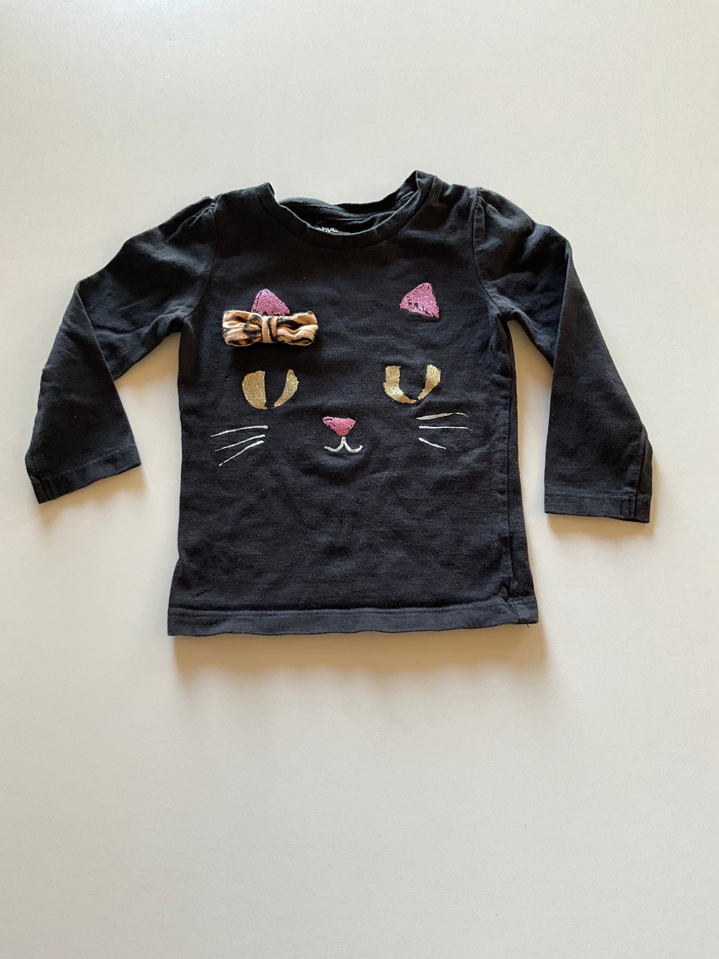 Black Cat Face Shirt