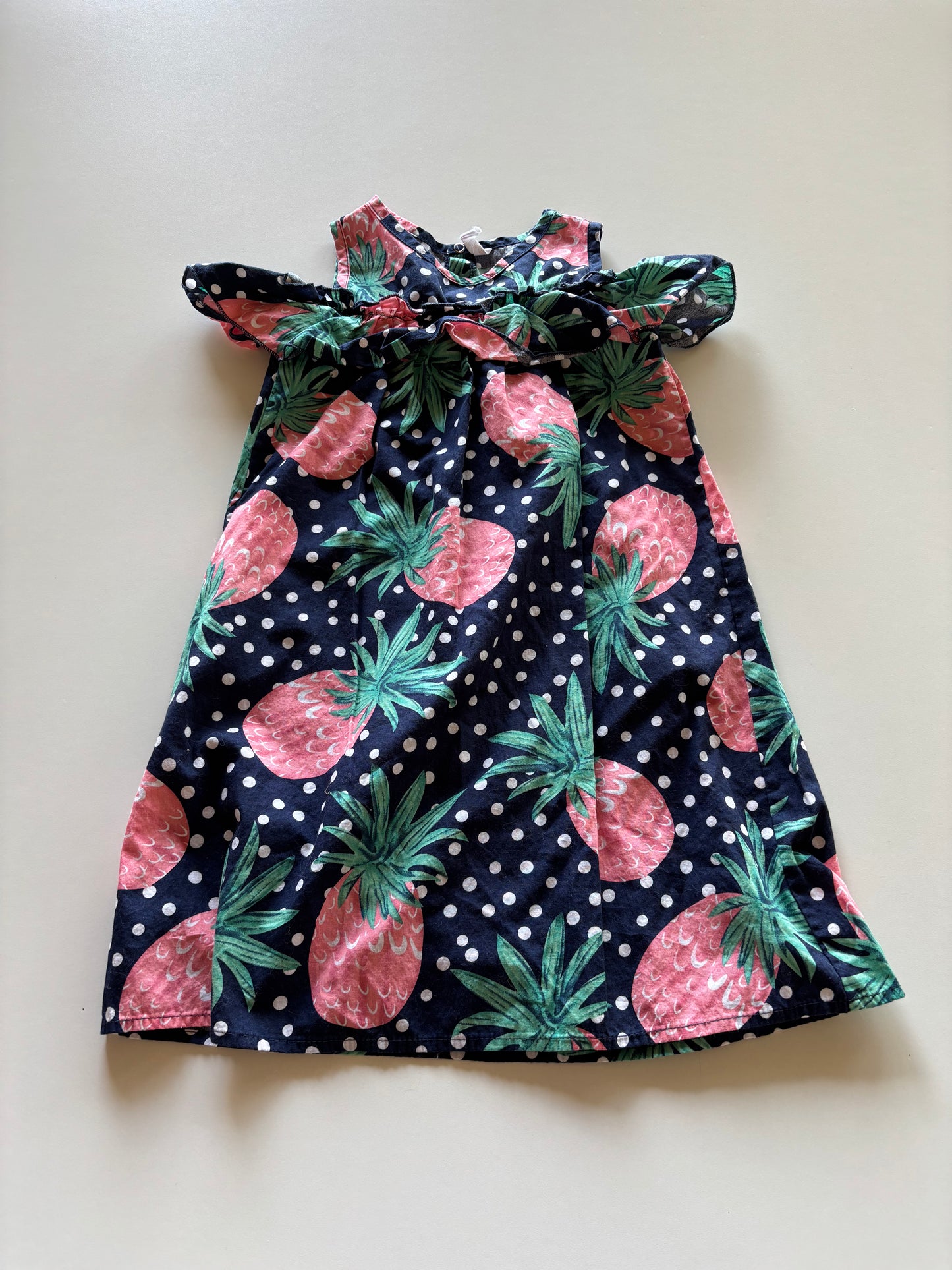 Navy Strawberry Dress