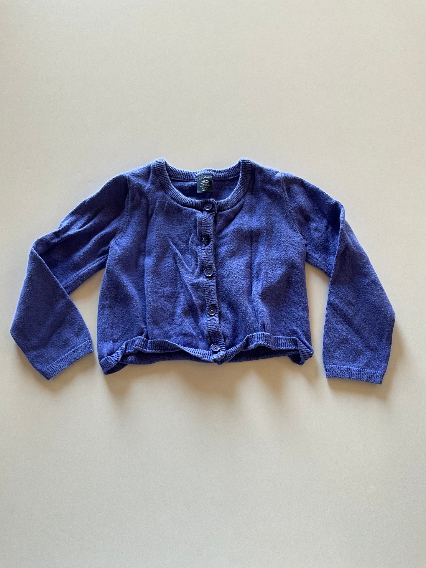 Periwinkle Button Up Cardigan