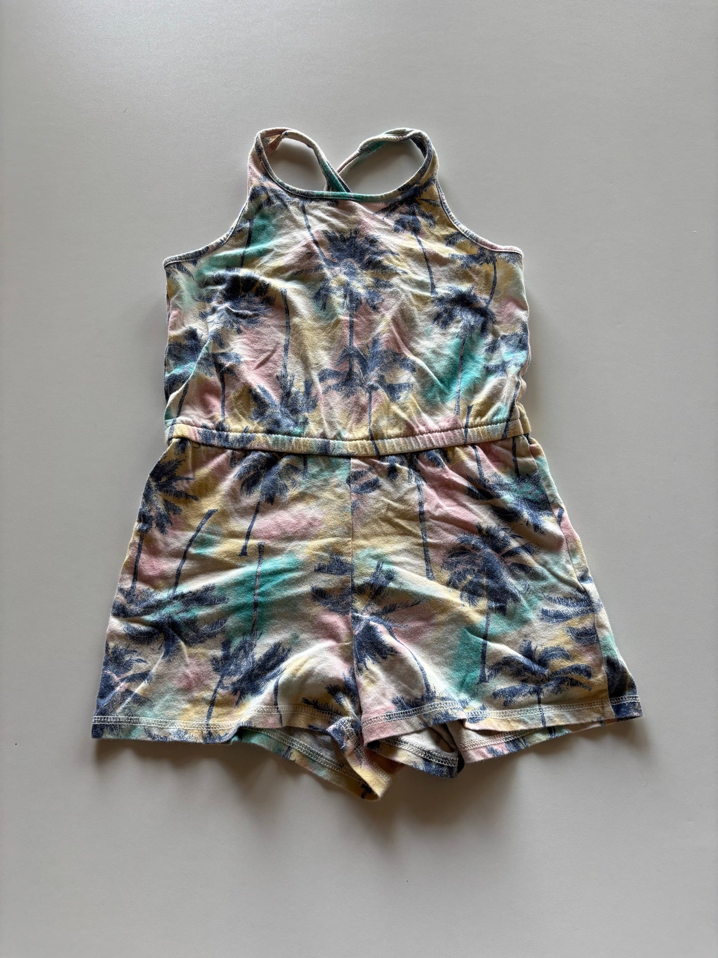 Pastel Palm Tree Romper