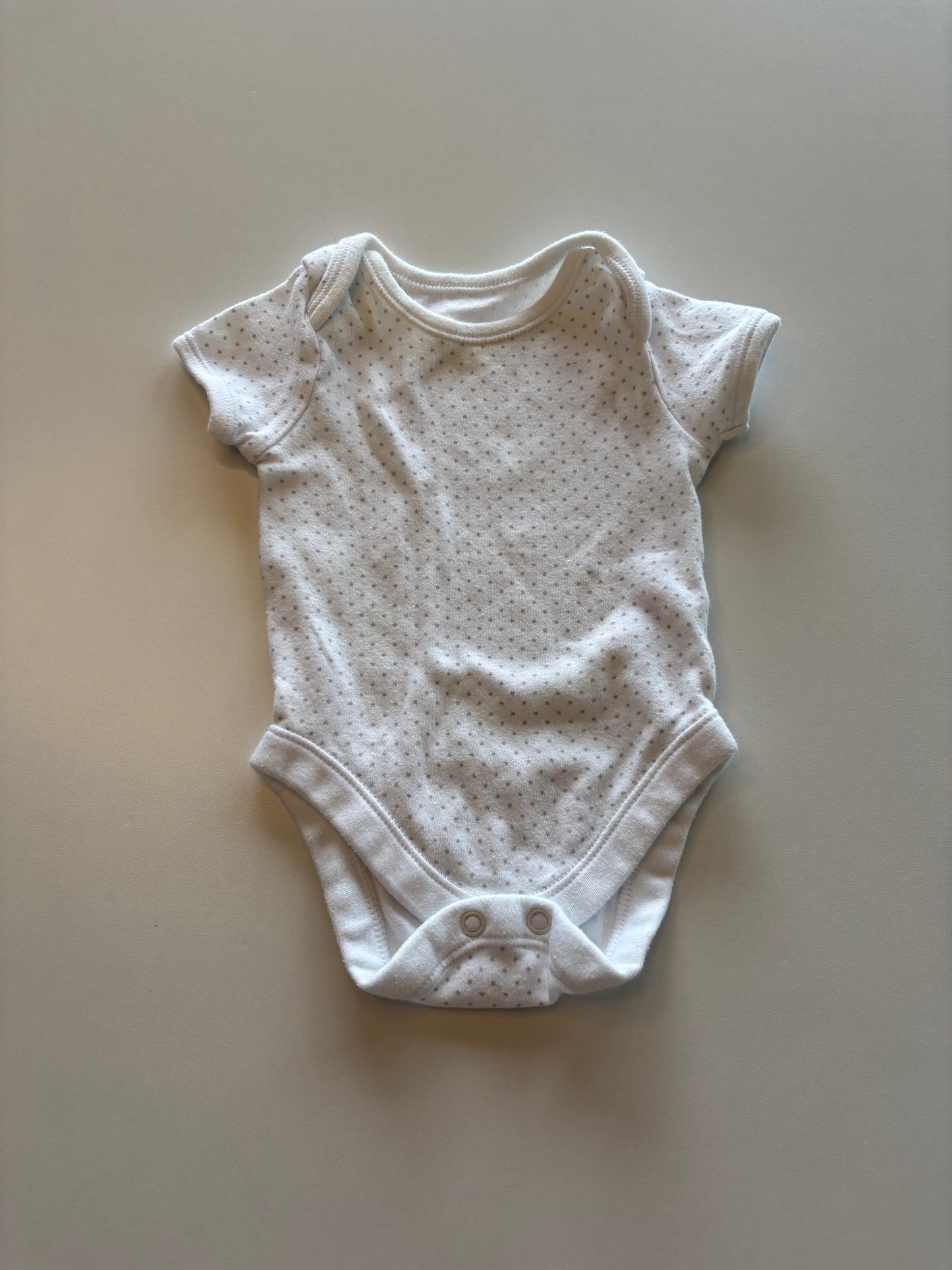 White Polka Dot Onesie