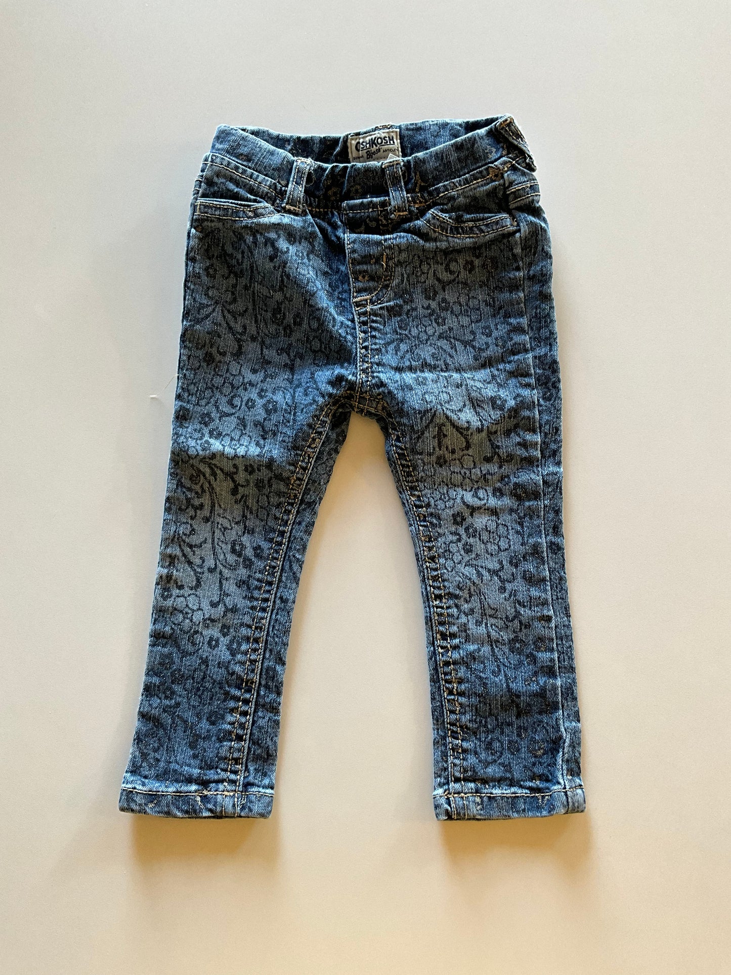 Glitter Patterned Denim