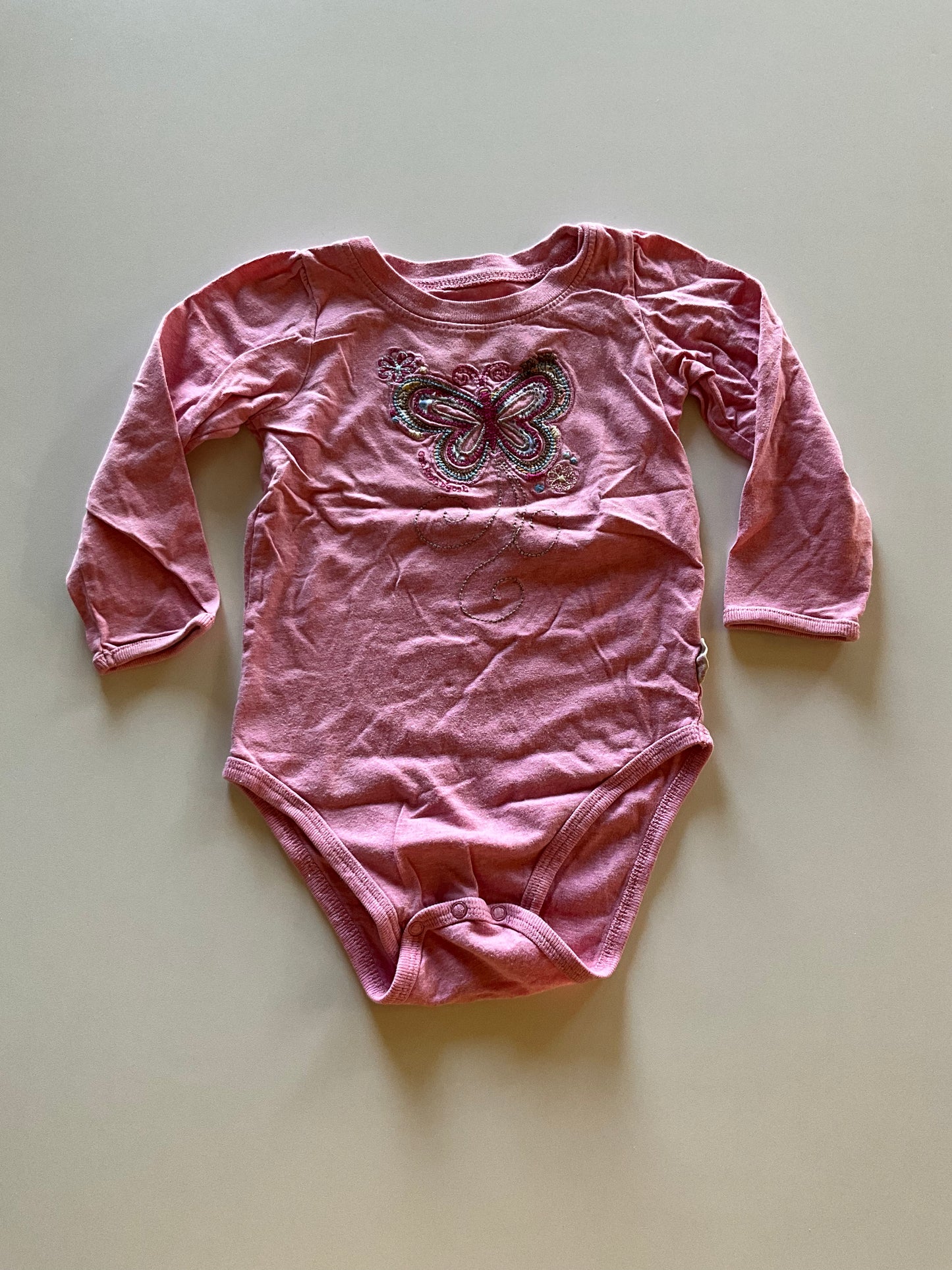 Pink Butterfly Onesie