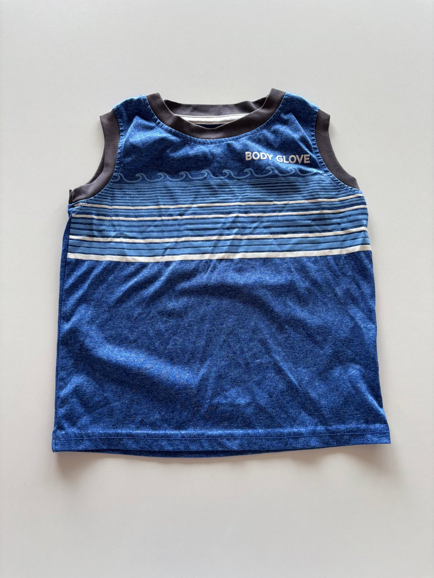 Blue Striped Athletic Tank