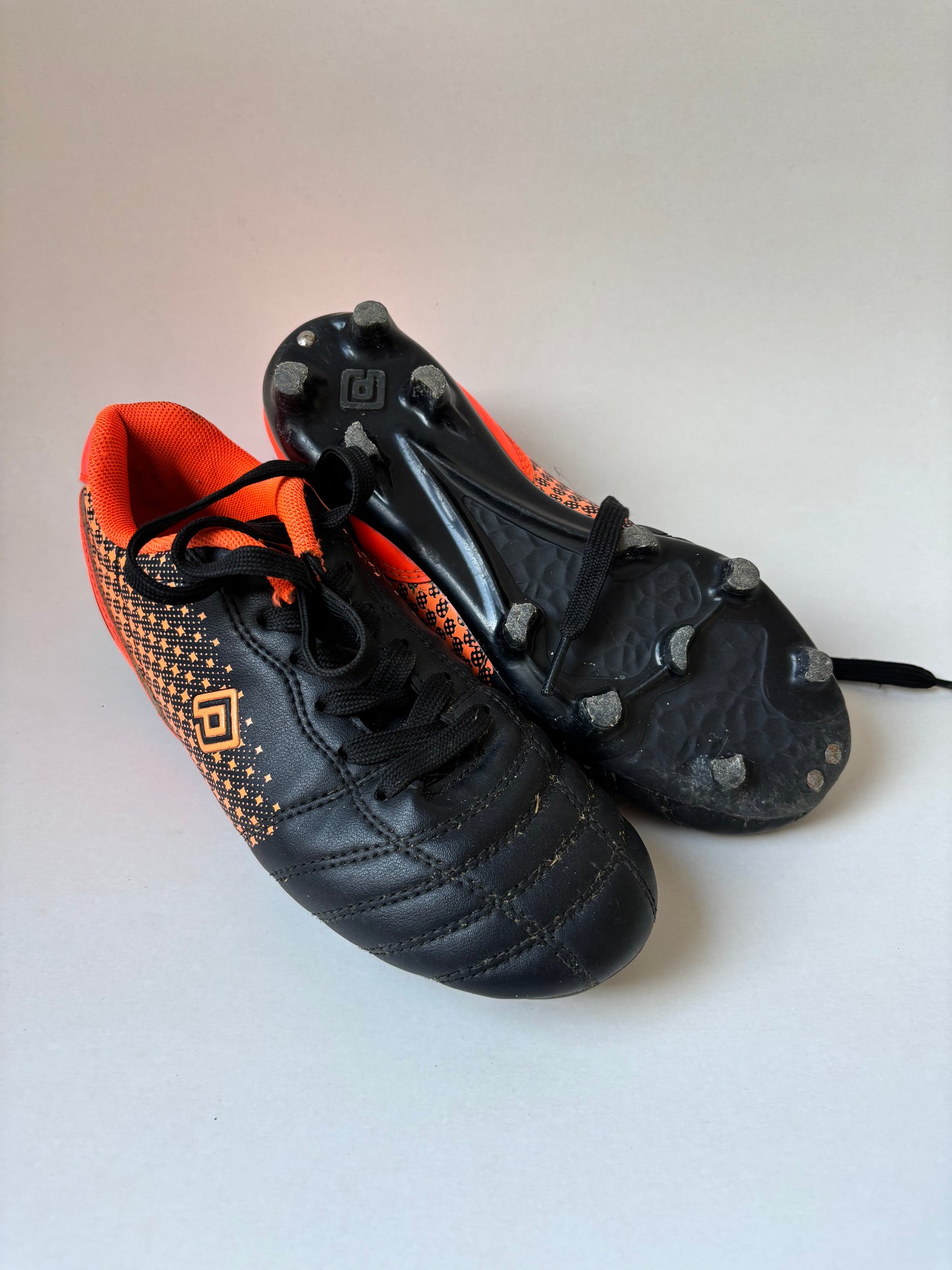 Black & Orange Cleats