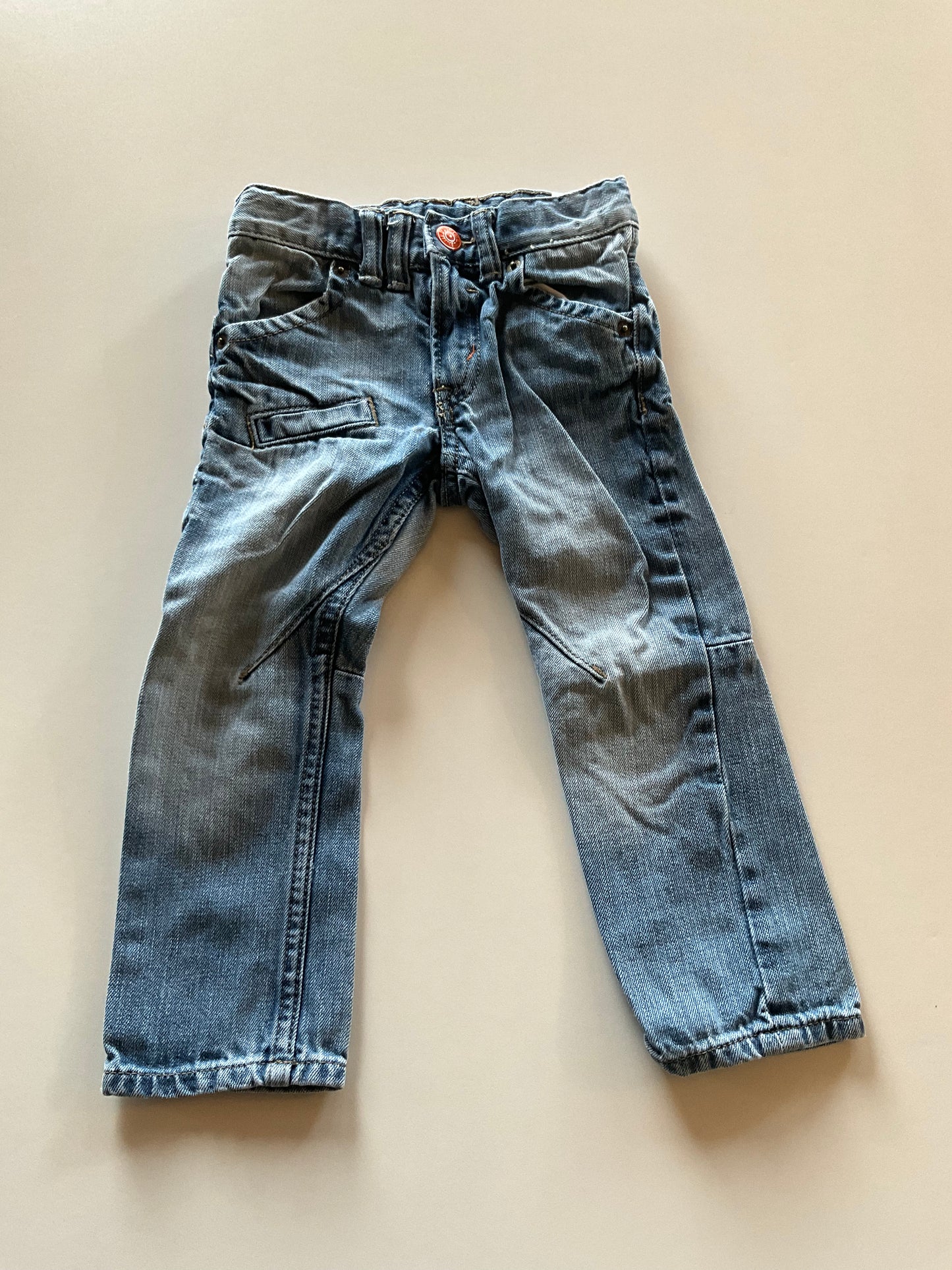 Orange Accent Denim