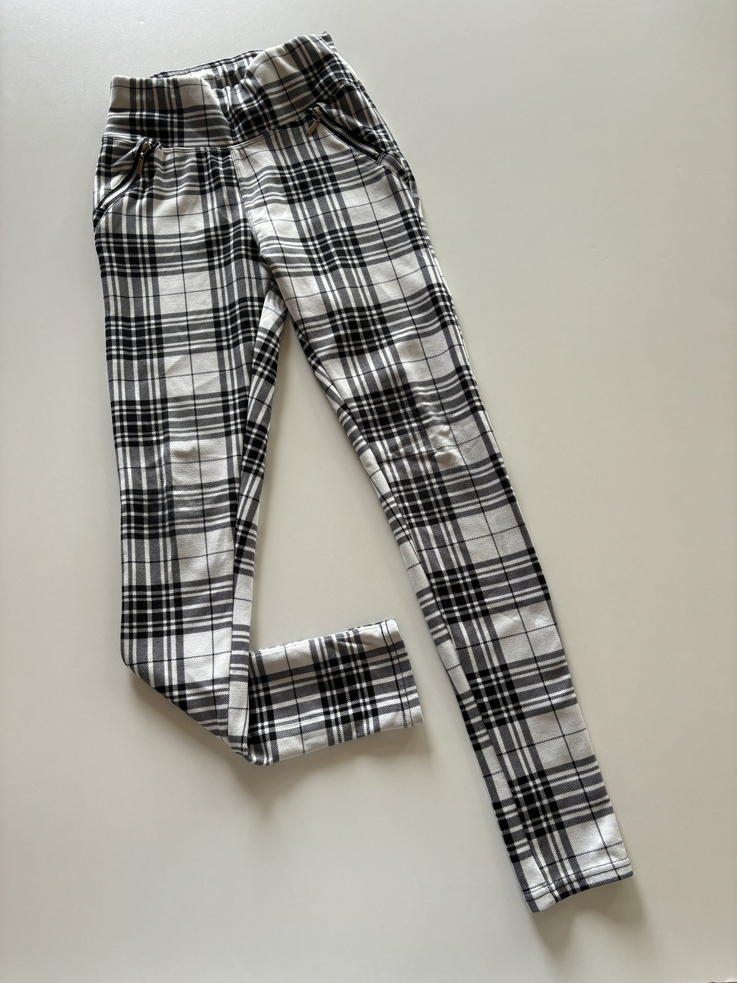 Black & White Plaid Pants