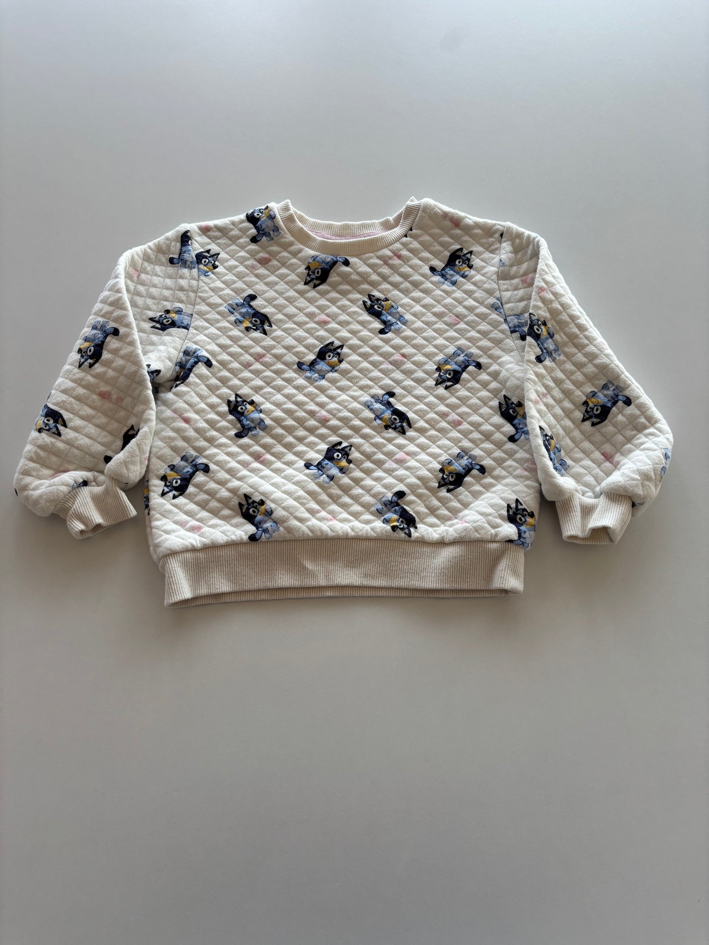 Quilted Bluey Crewneck