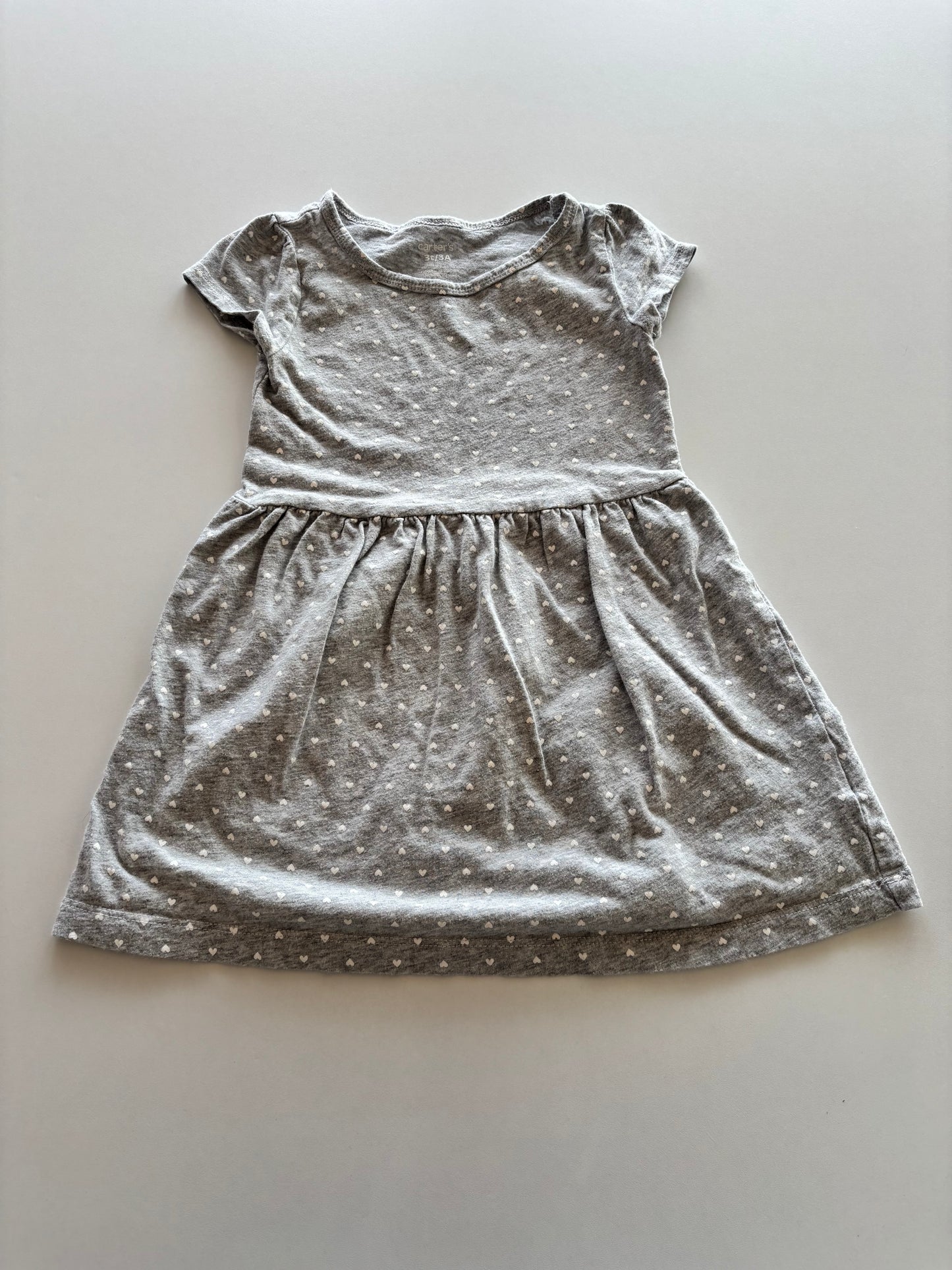 Grey Heart Dress