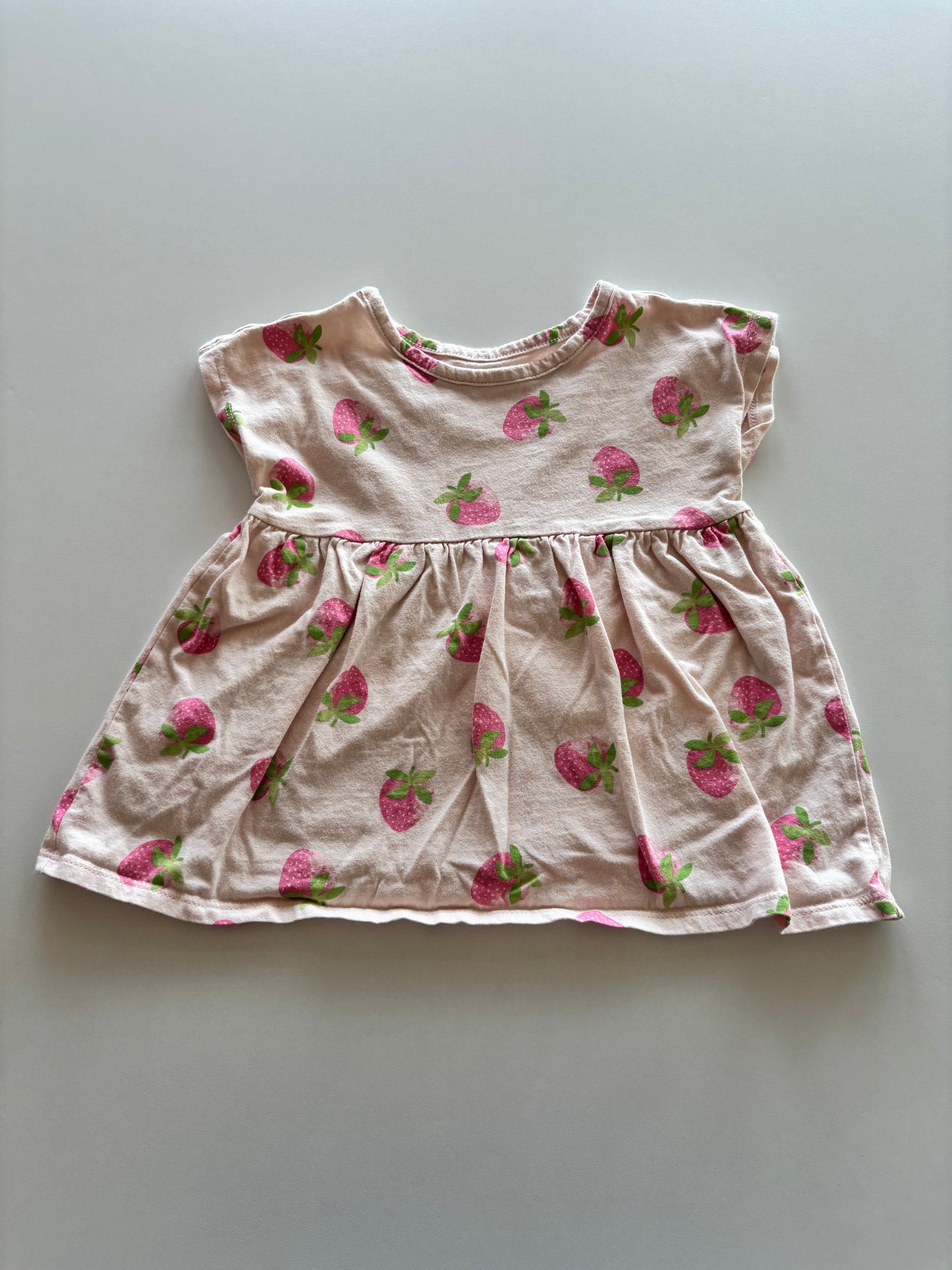 Pink Strawberry Babydoll Tee