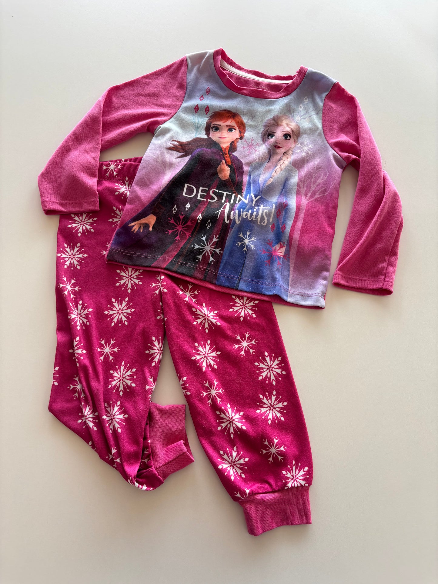 2pc Pink Frozen Destiny Awaits Pajamas