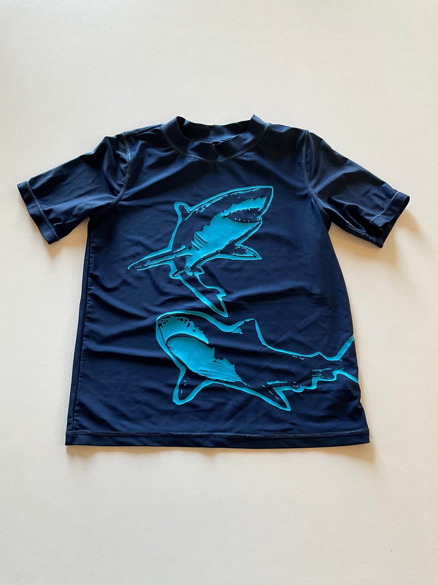 Blue Shark Rash Guard