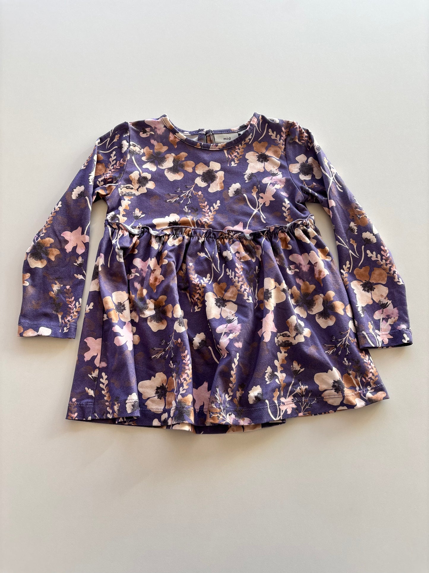 Purple Floral Dress