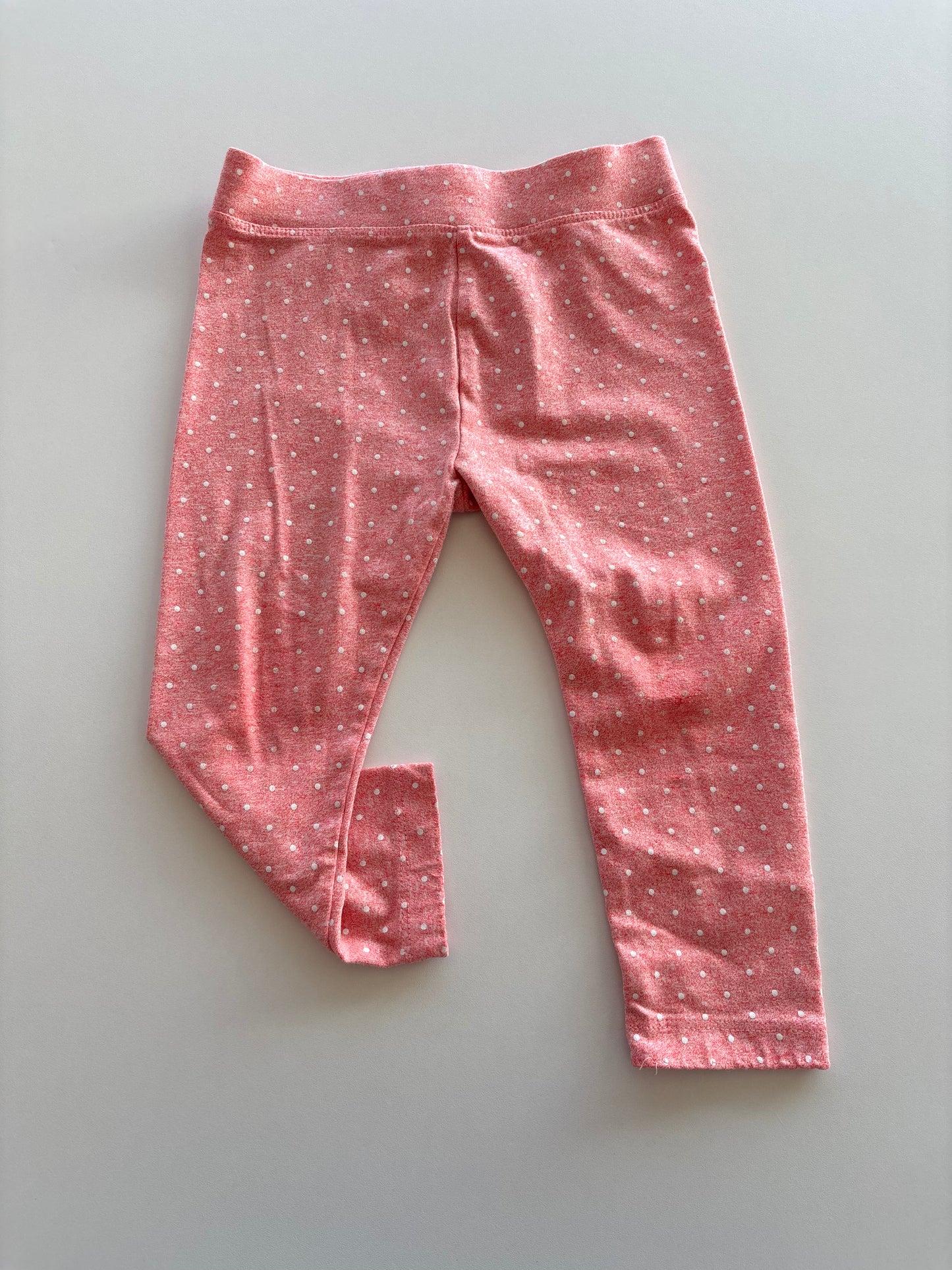 Pink Polka Dot Leggings