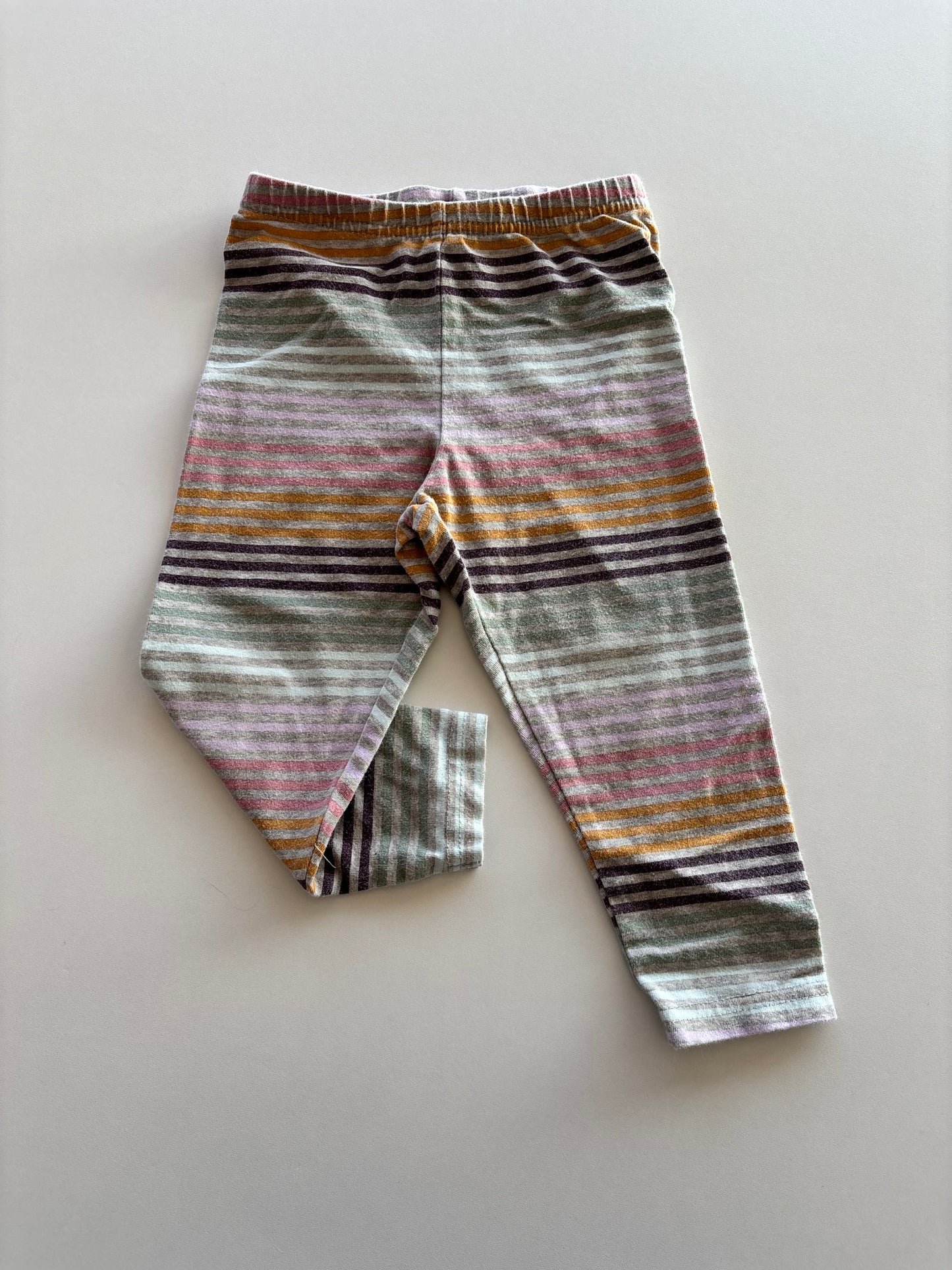 Pastel Rainbow Stripes Leggings