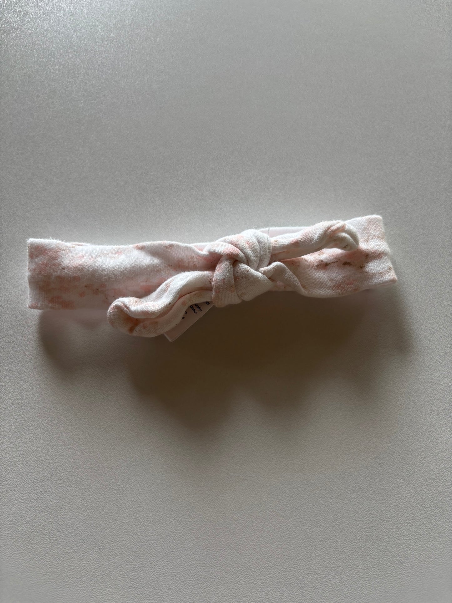 Light Pink Floral Knotted Headband