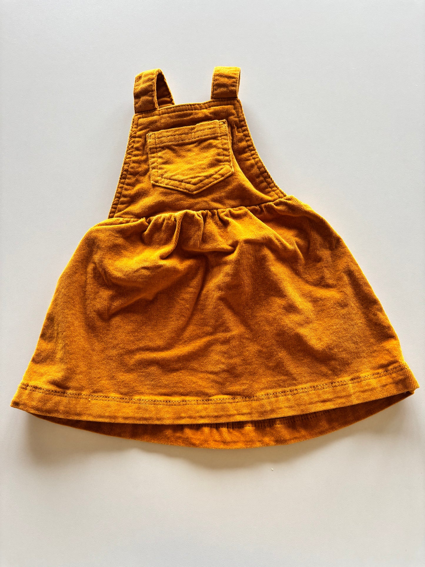 Harvest Gold Corduroy Dress