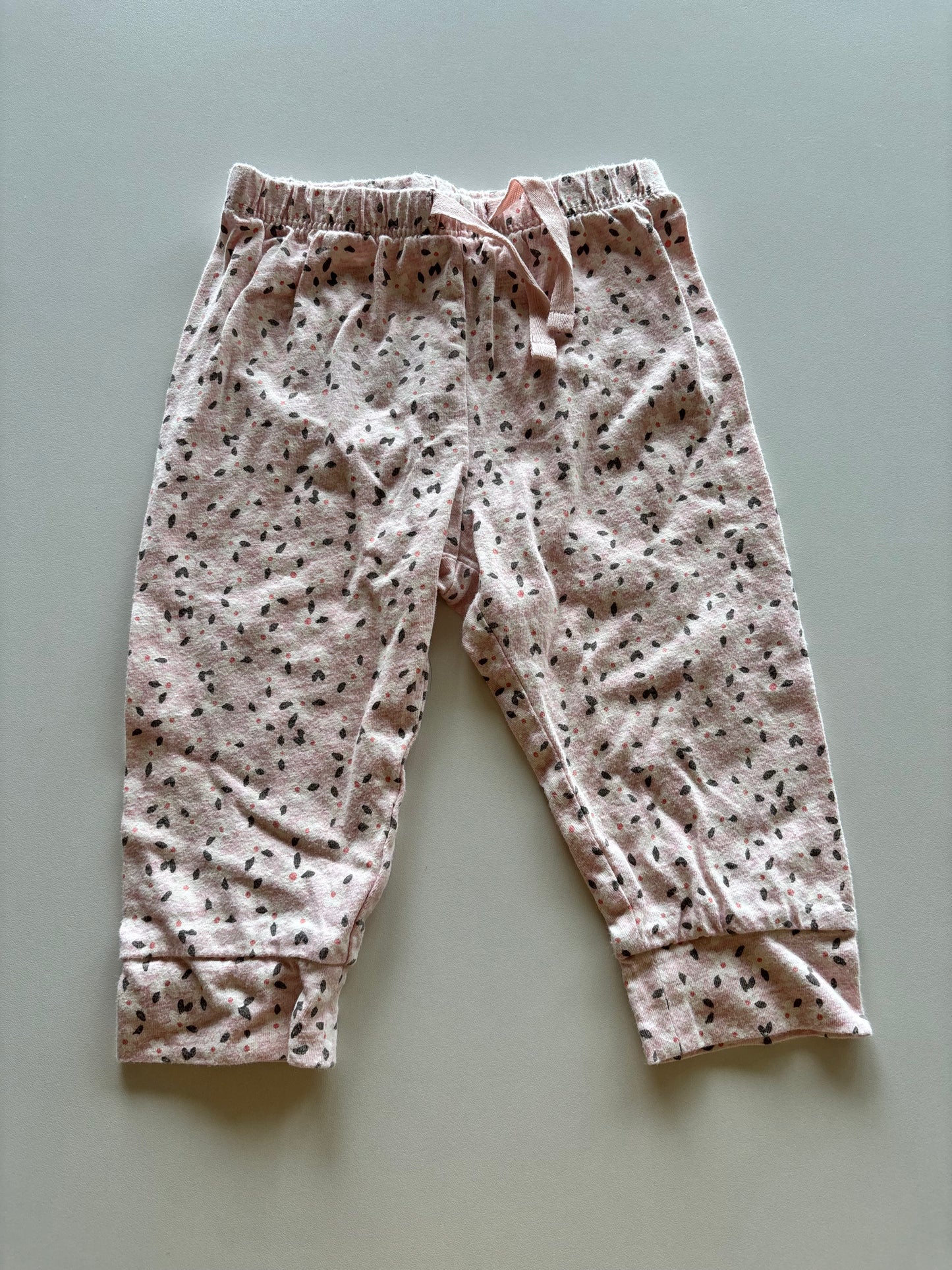 Pink & Grey Floral Bottoms