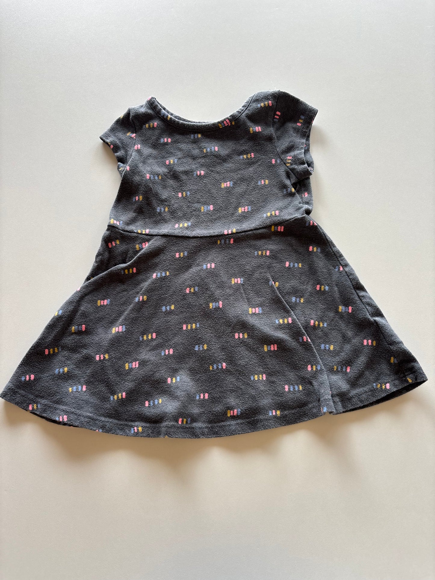 Grey Spotted Dress