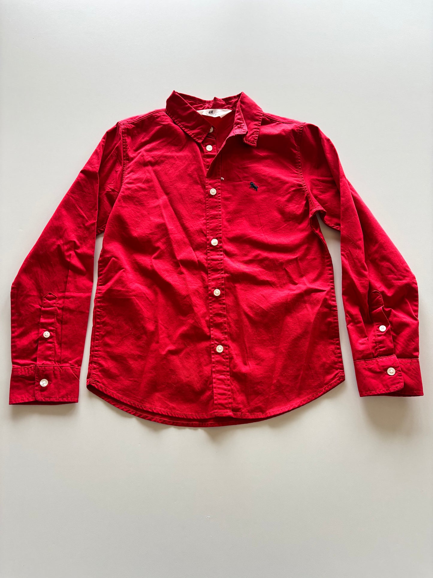 Red Button Up Shirt