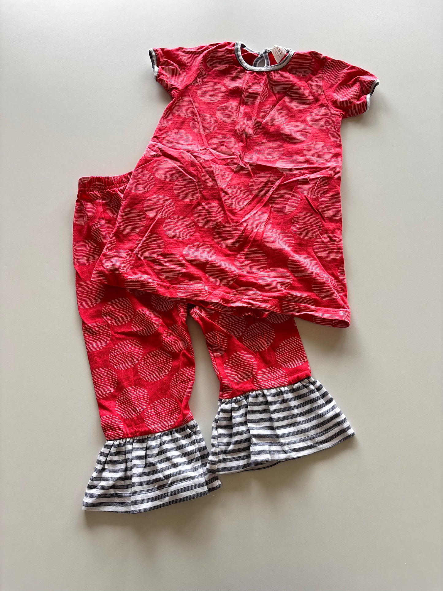 2pc Circle & Stripes Set