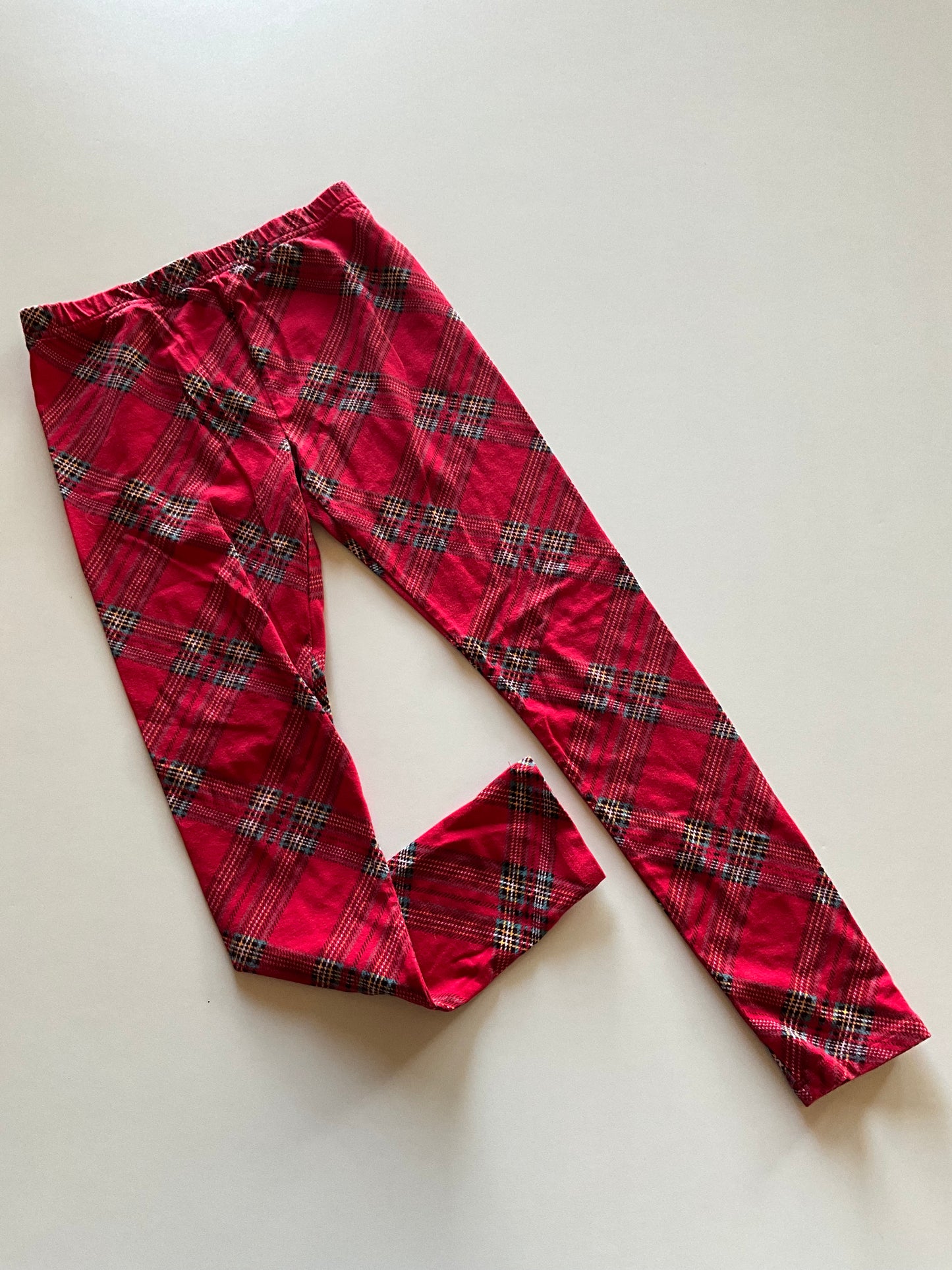Red Plaid Leggings