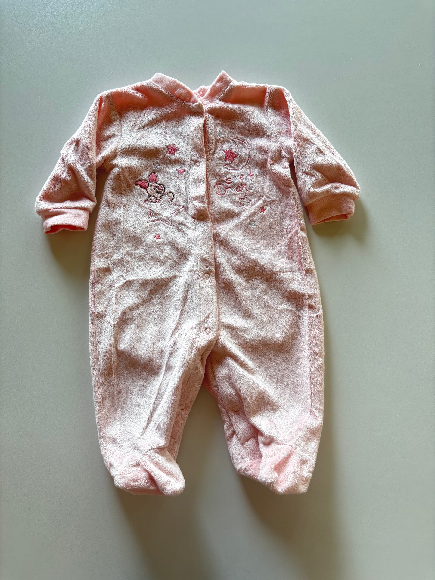 Pink Fuzzy Piglet Sleeper