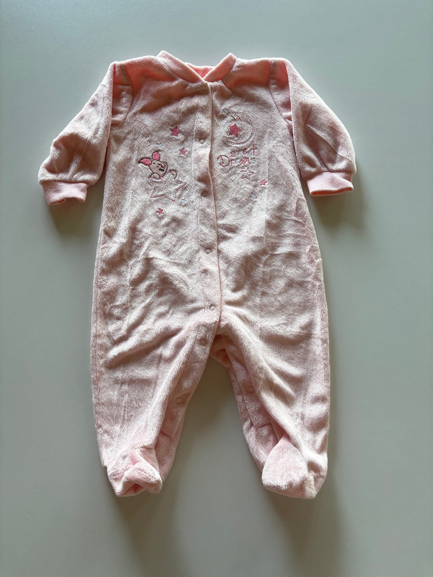 Pink Fuzzy Piglet Sleeper