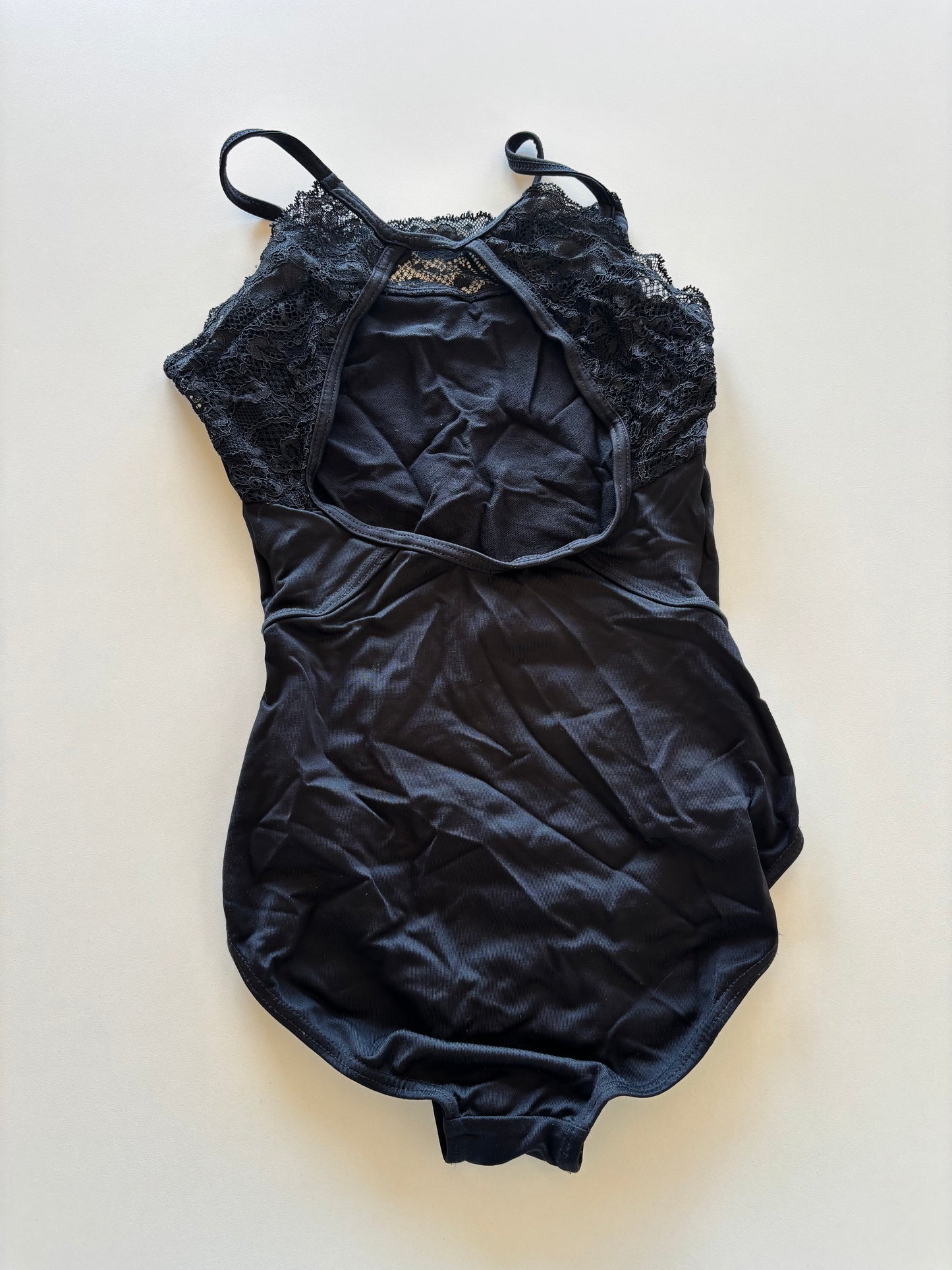 Black with Lace Bodysuit