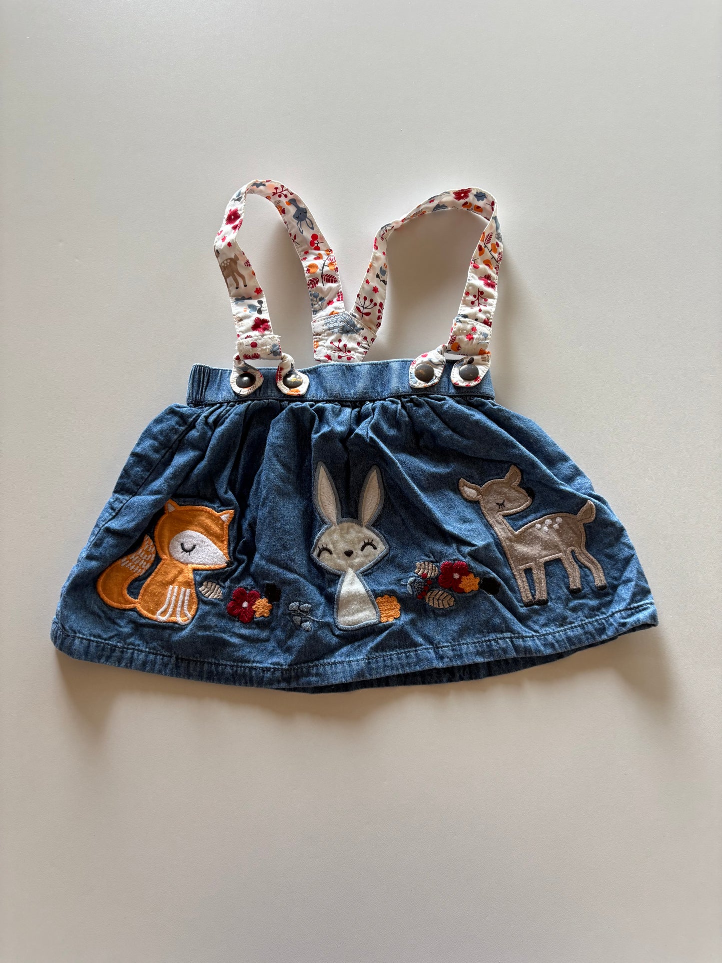 Cute Critter Chambray Skirt