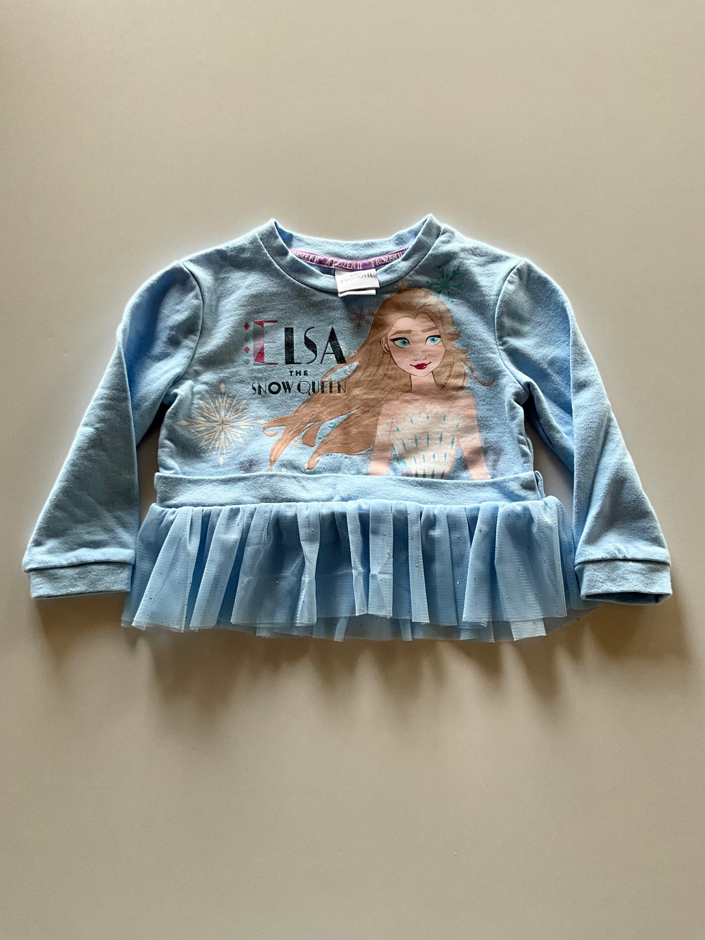 Blue Elsa Sweater w/ Tulle