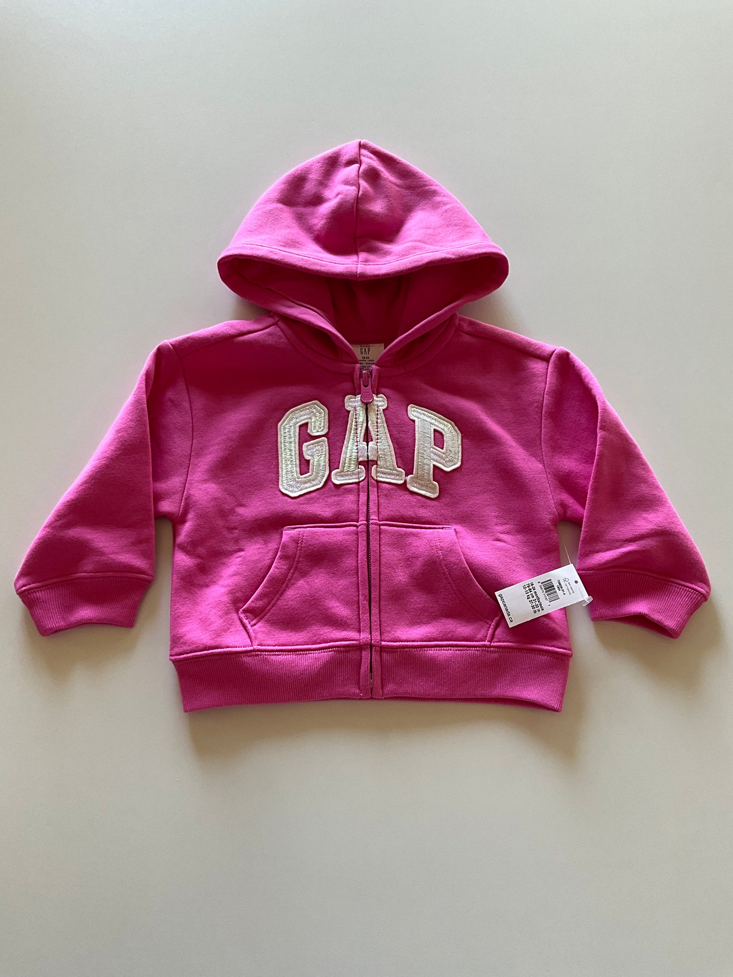BNWT Pink Gap Zip Up Hoodie