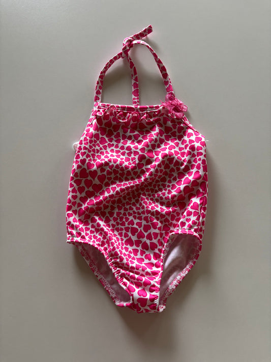 Pink Hearts Swim Suit