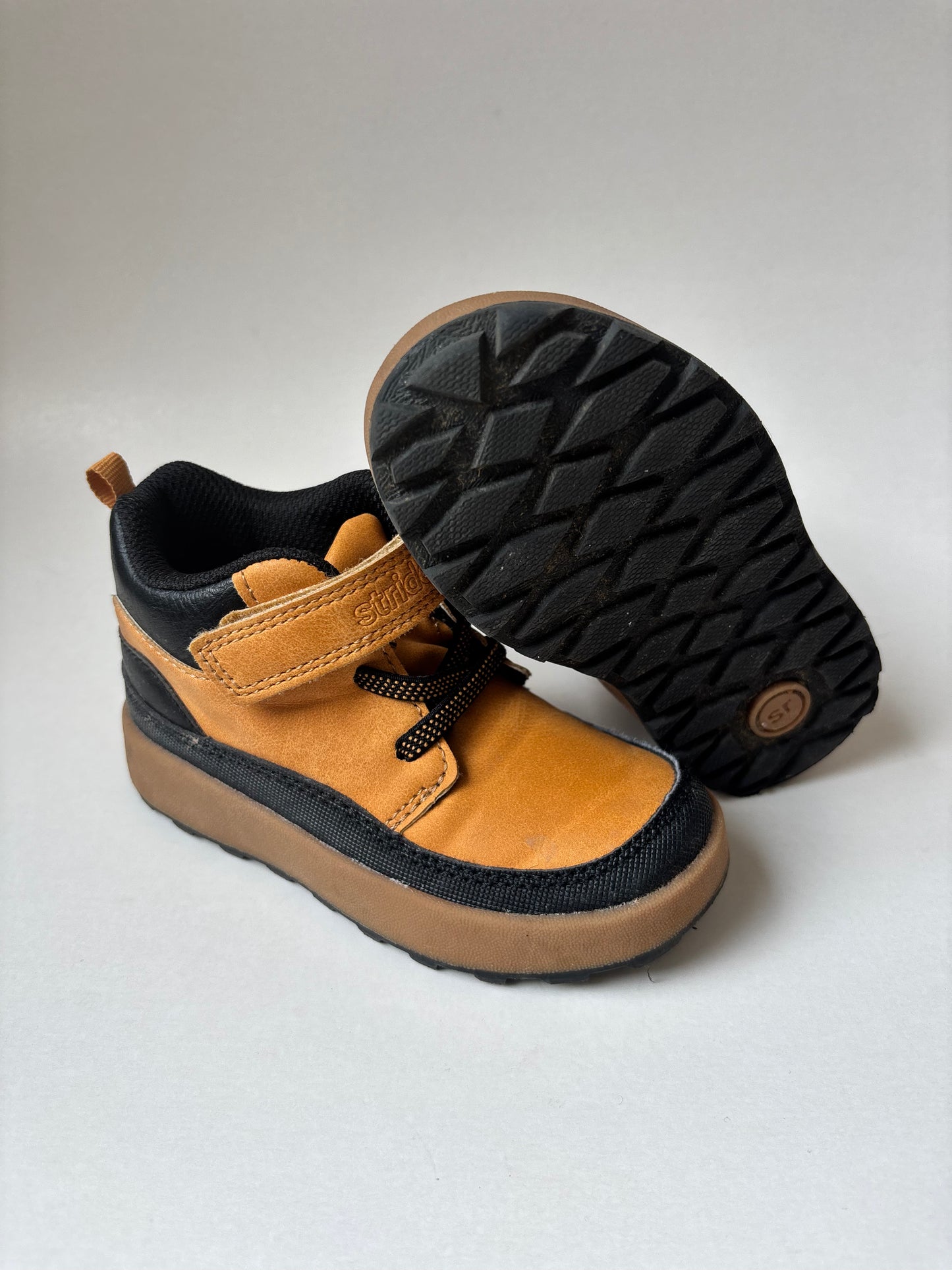 Tan & Black Work Boots