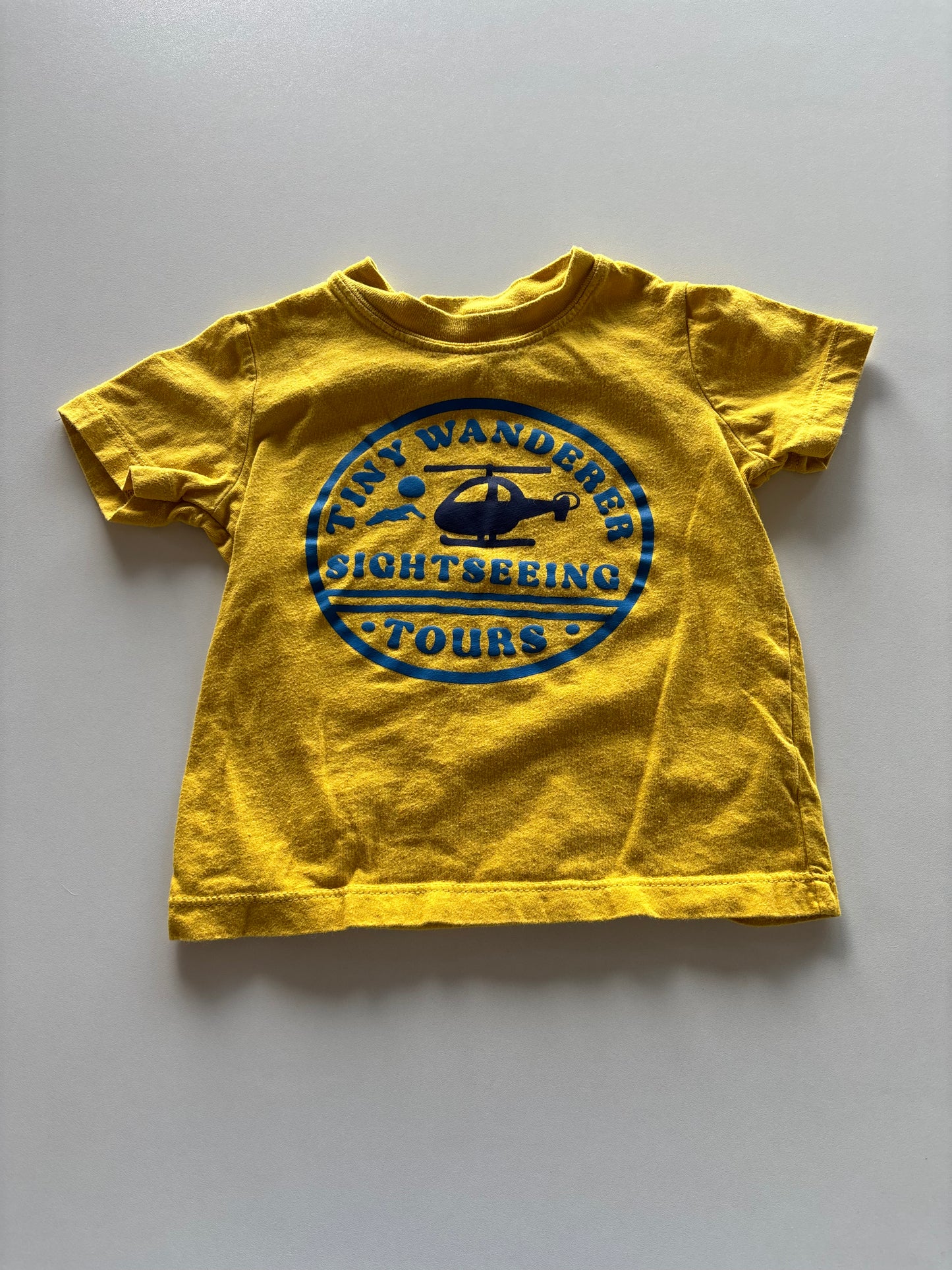 Yellow Helicopter Tee