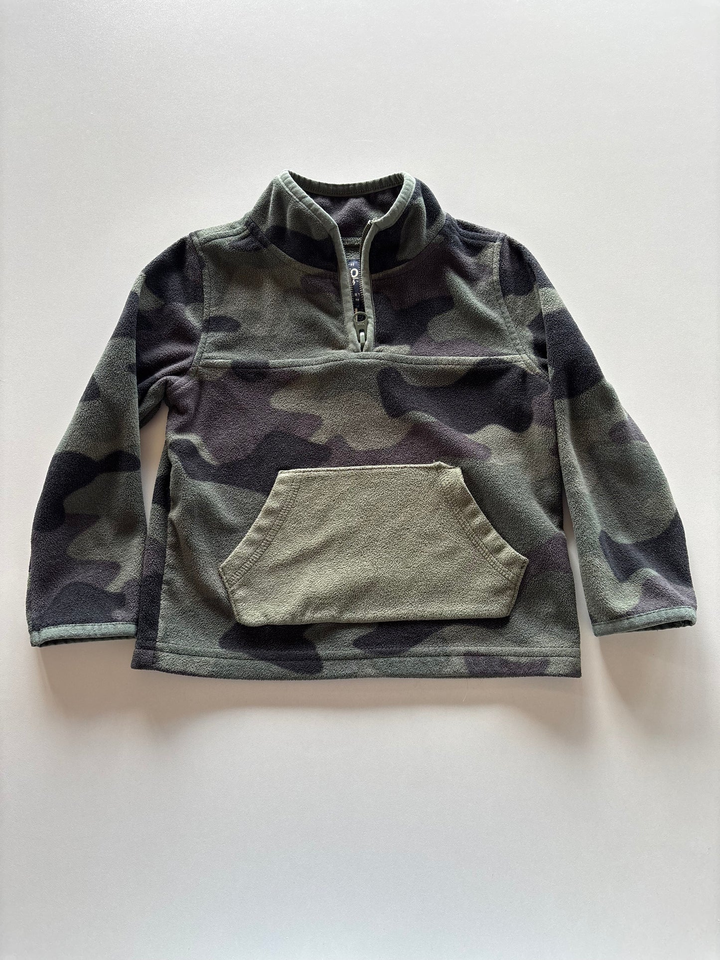 Green Camo Fleece Quarter Zip