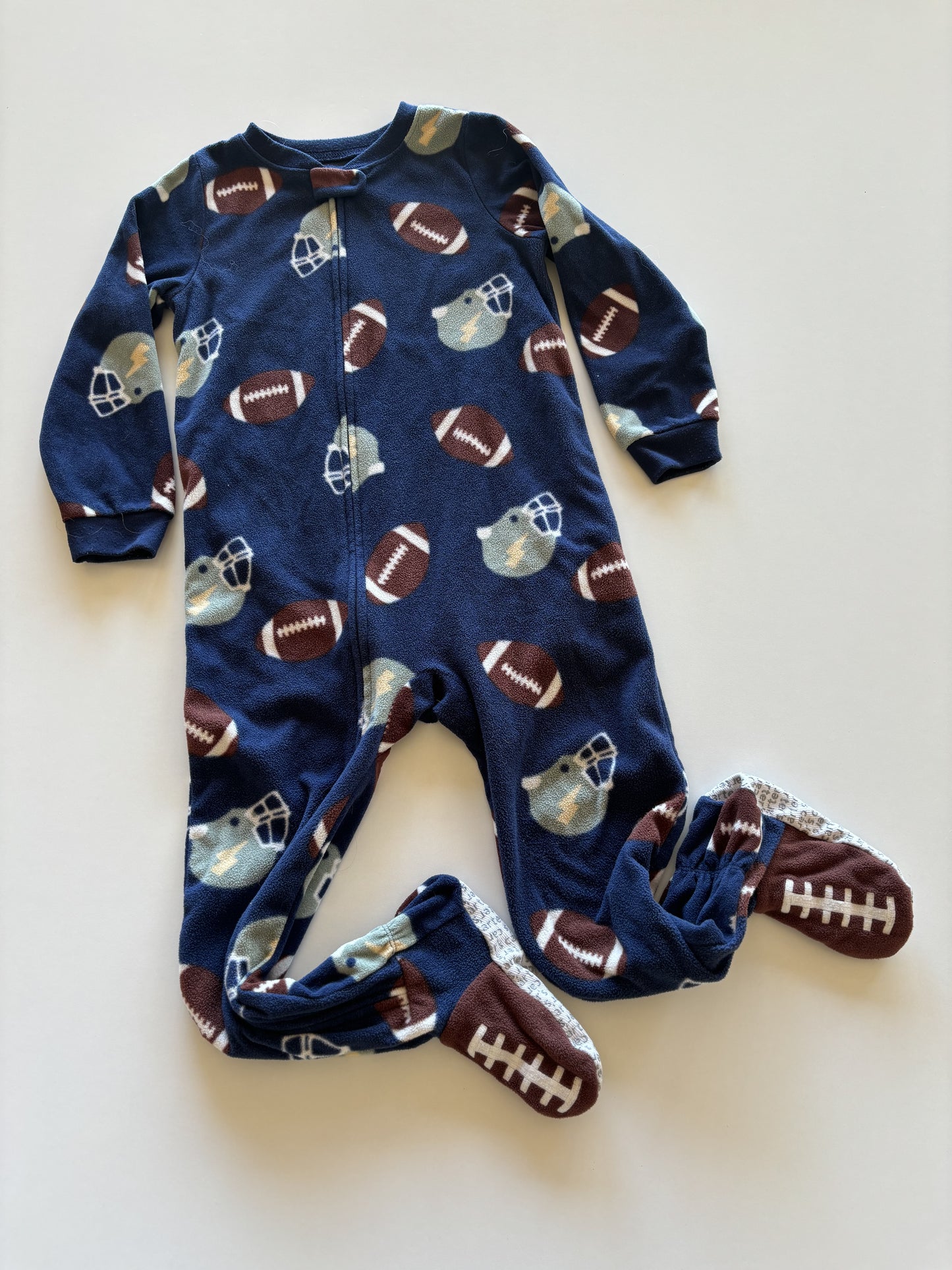 Fleece Football Pajamas