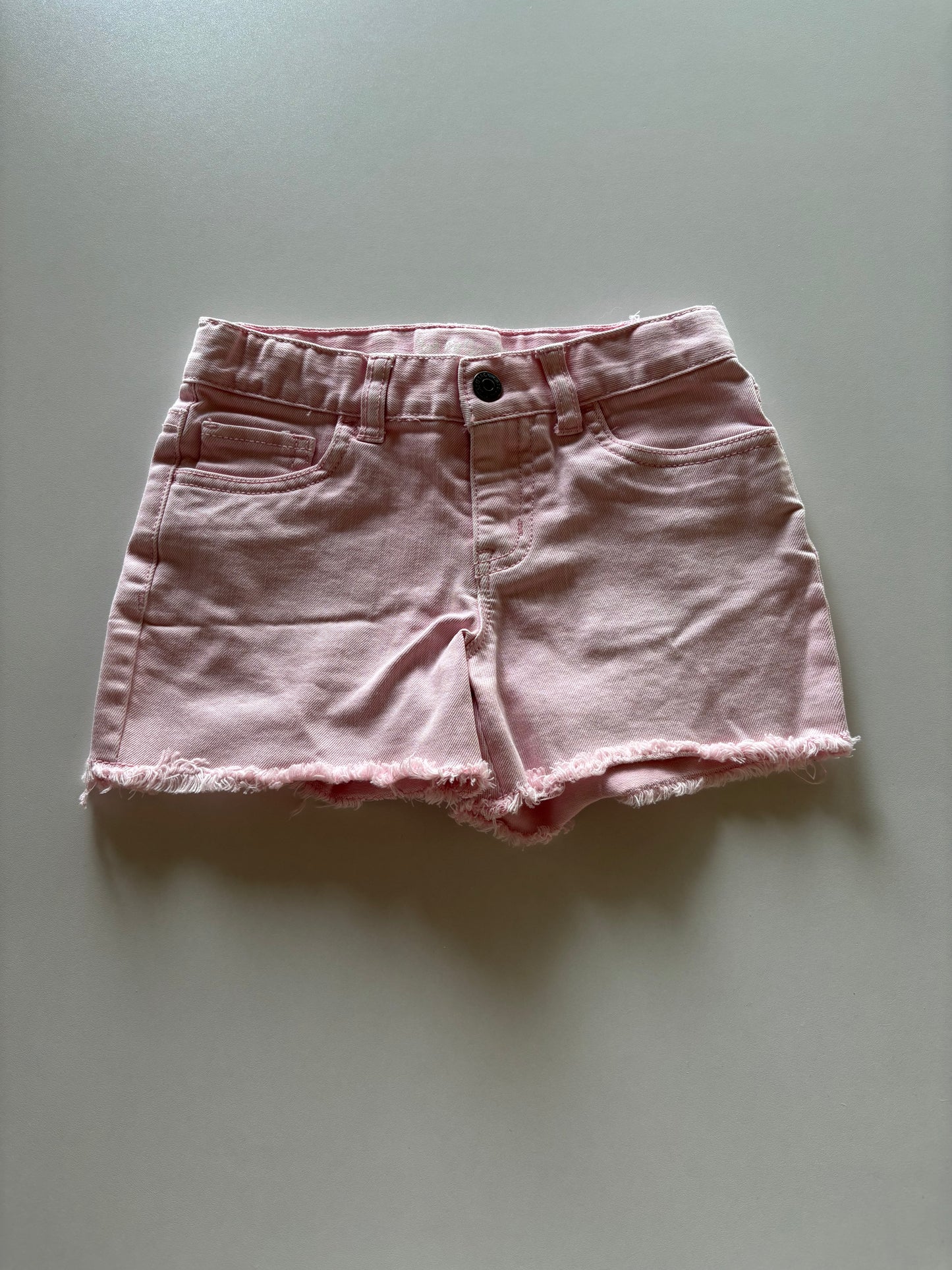 Pink Denim Shorts