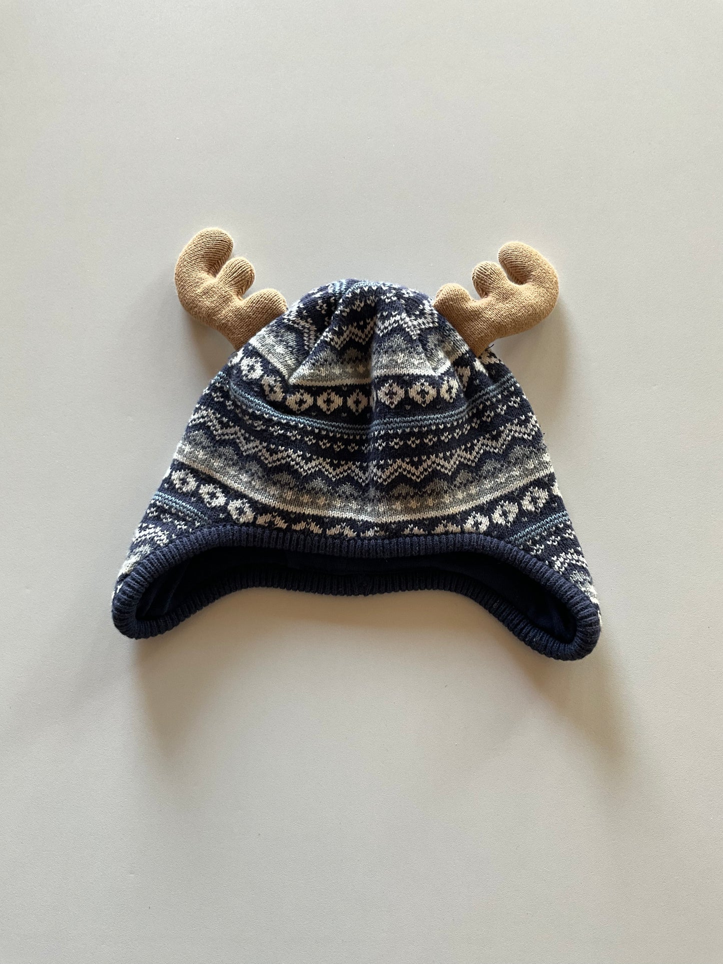 Fairisle Toque w/ Moose Antlers
