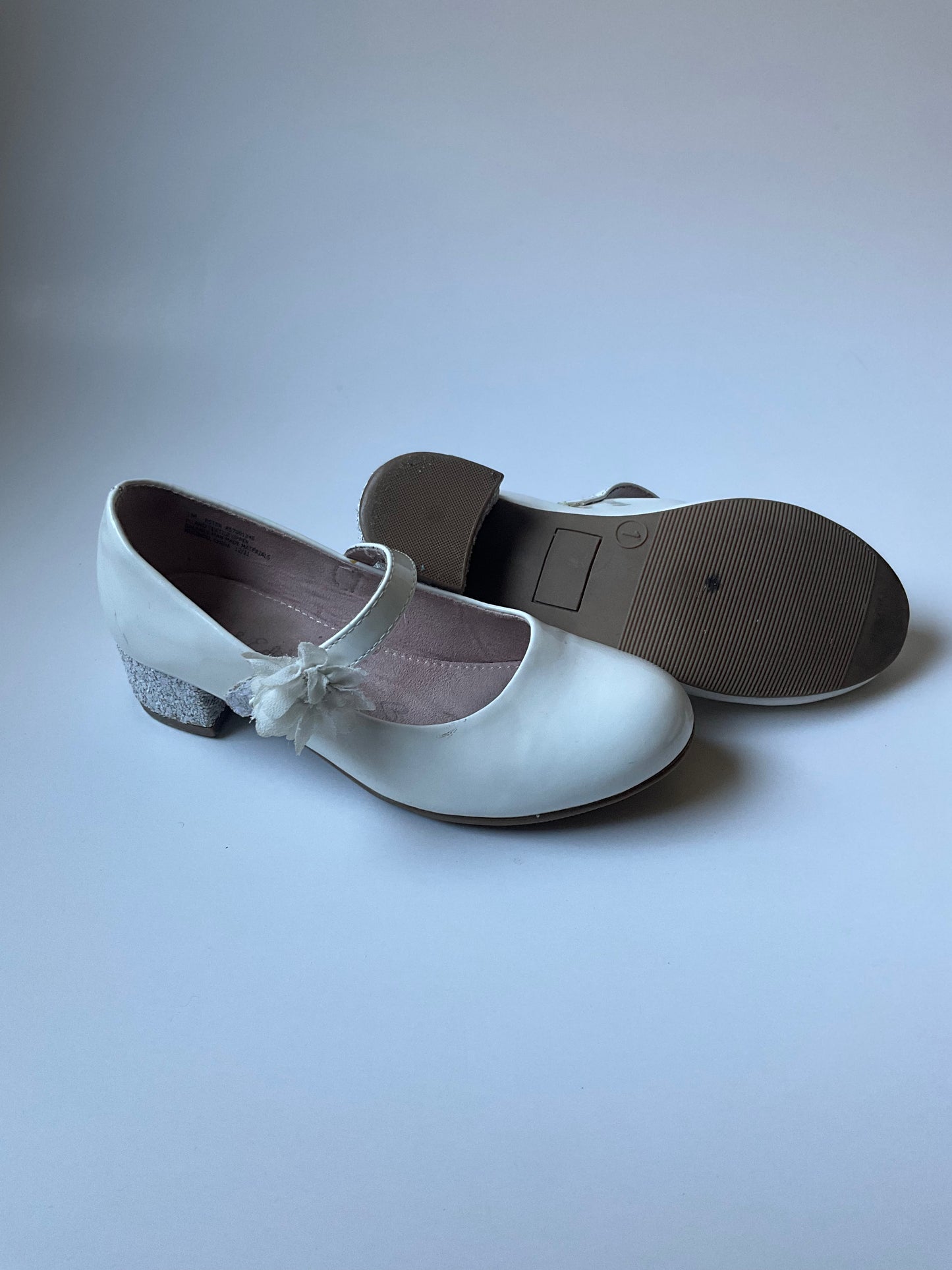 White Patent High Heels