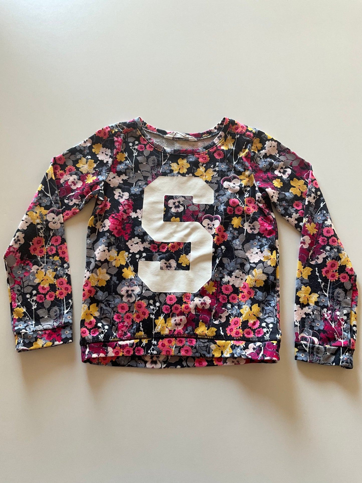 S Floral Crewneck